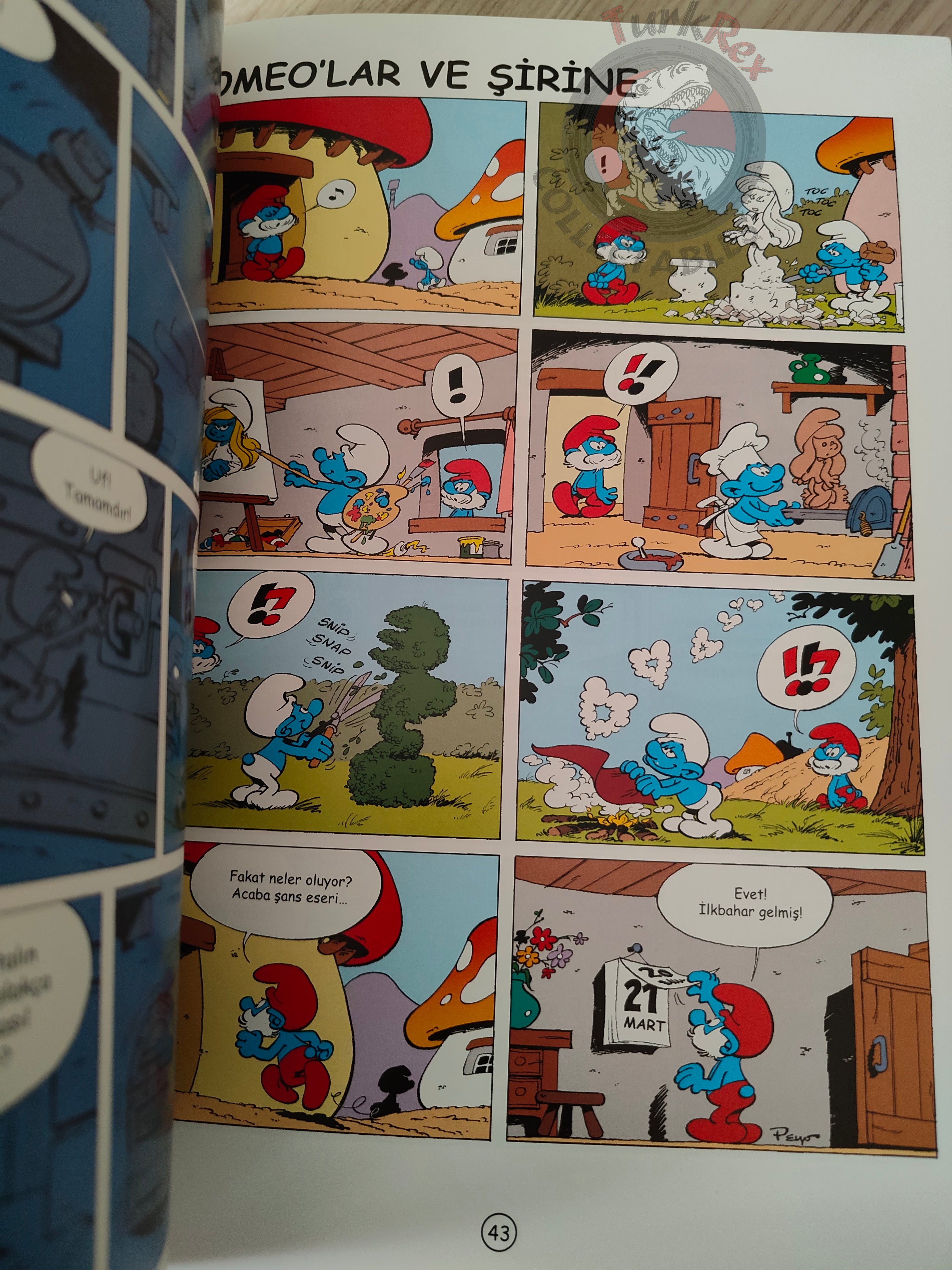 The Smurfs #7 The Smurf Apprentice 2013 Turkish Comic Turkey Schtroumpf