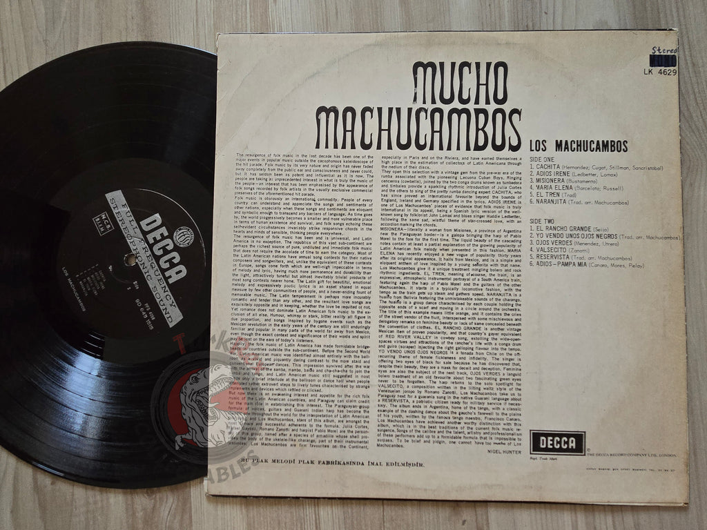 Los Machucambos – Mucho Machucambos Turkish Pressing Vinyl Turkey Edition