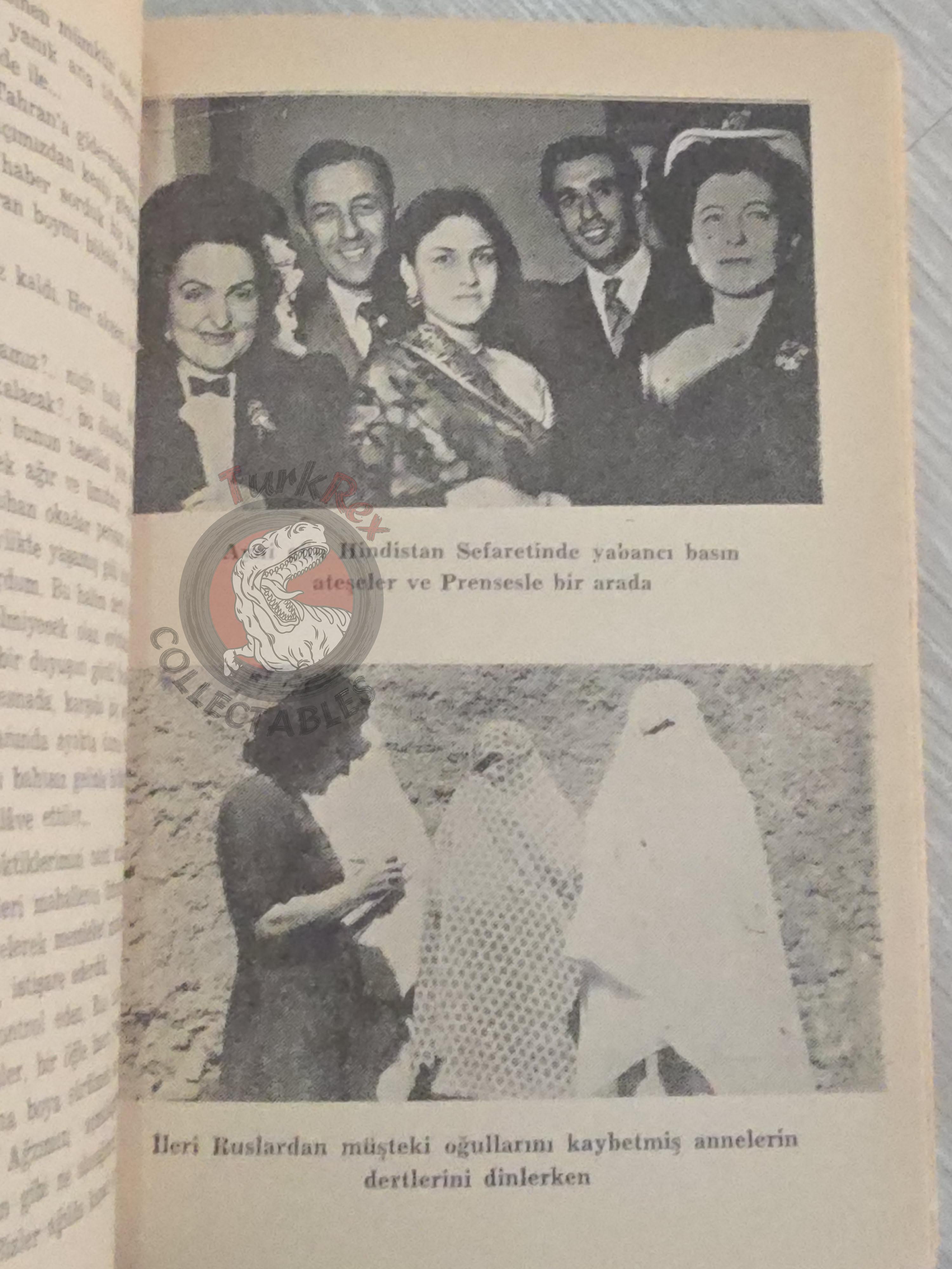 One Throne Three Queen 1960 Turkish Book Iran Mohammad Reza Pahlavi Fawzia Fuad