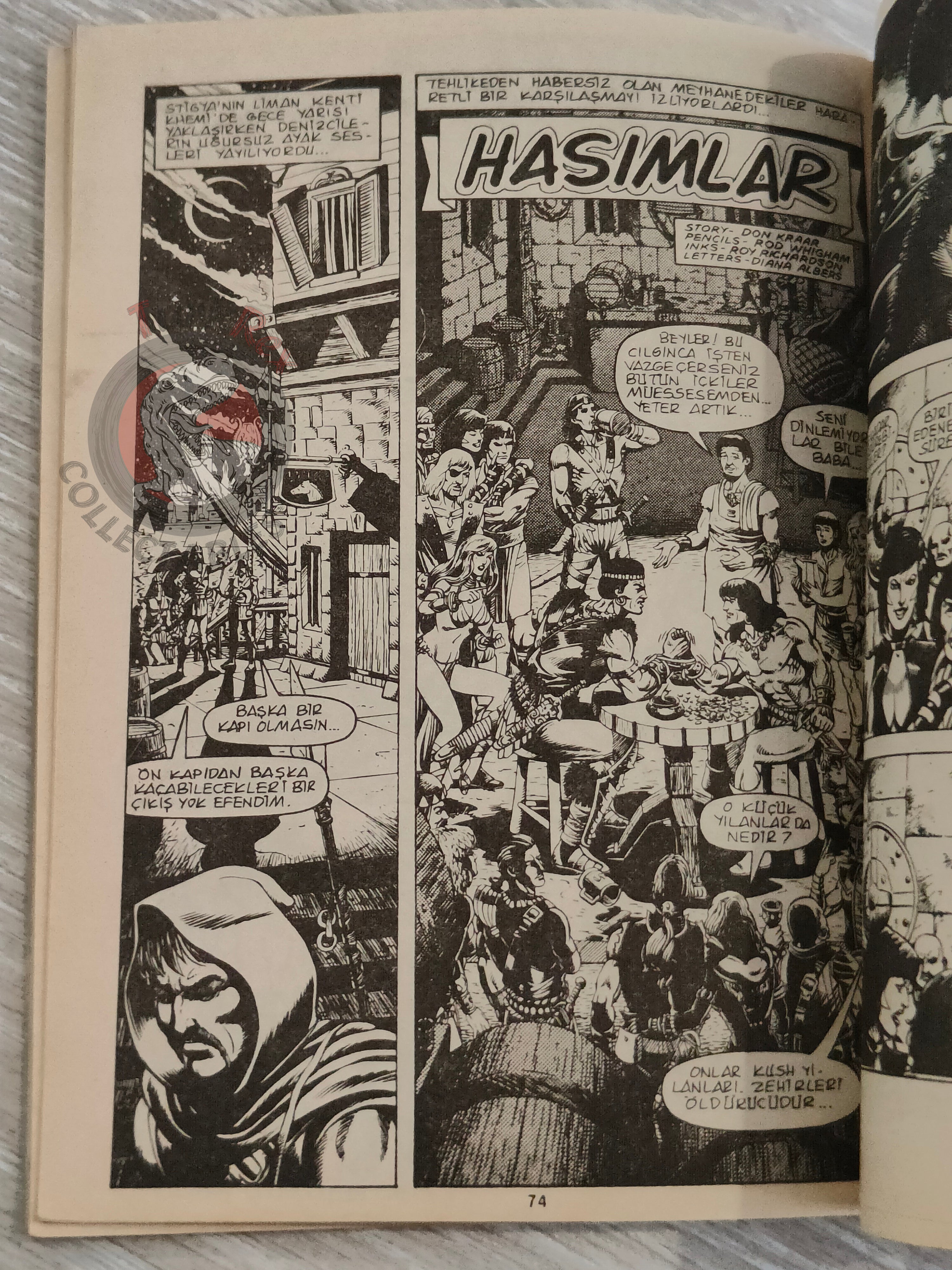 Conan #45 Conan the Barbarian #107 - #110 Turkish Comic Turkey