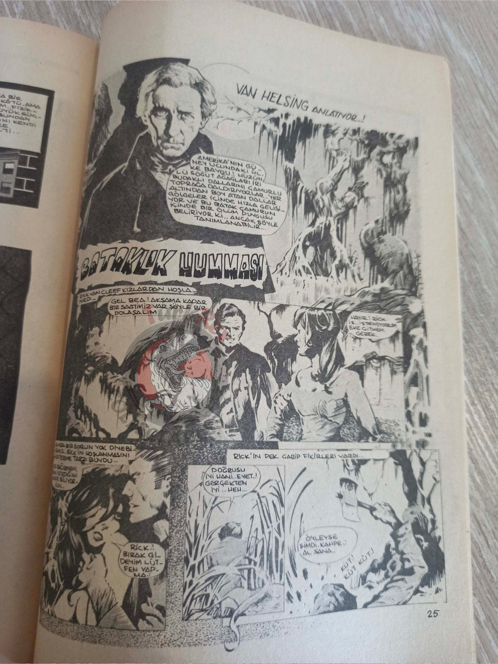 Vampirella #9 1976 Turkish Comic Turkey Warren Publishing cover #27 #18 Morbius
