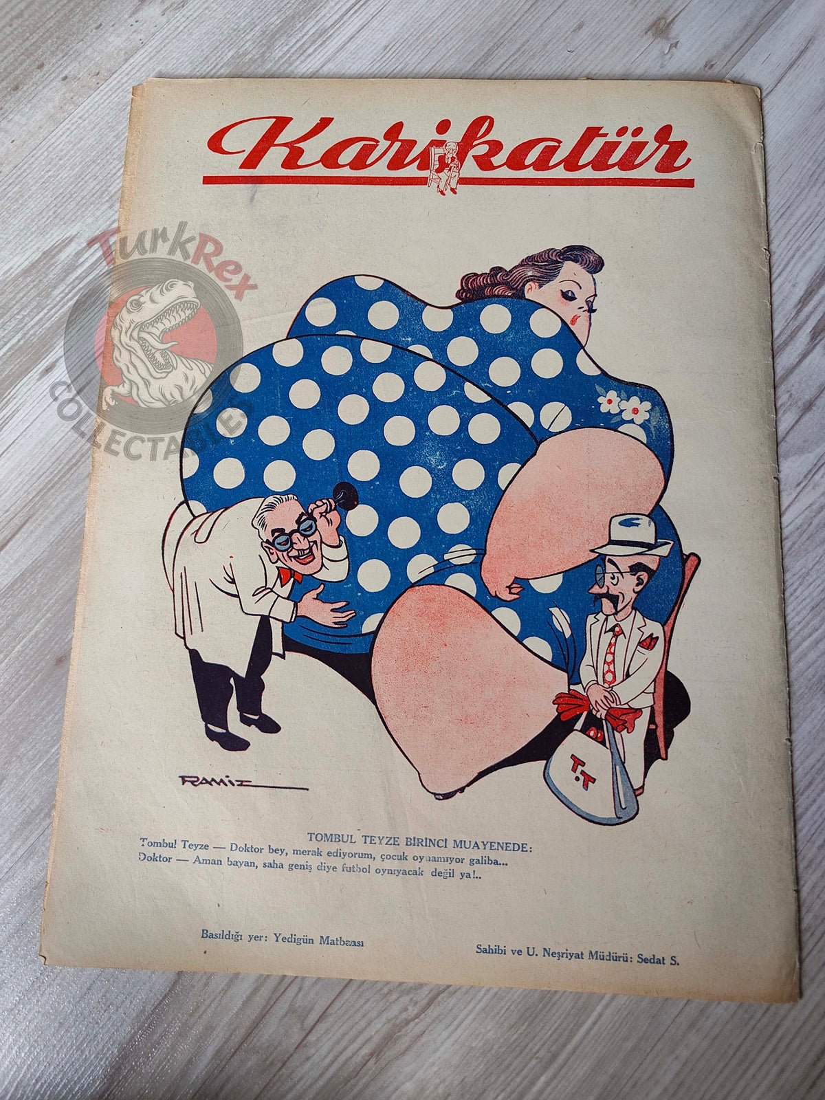 Karikatür 1944 Humor Magazine Turkish Turkey The Axis Germany WW2 era Japan