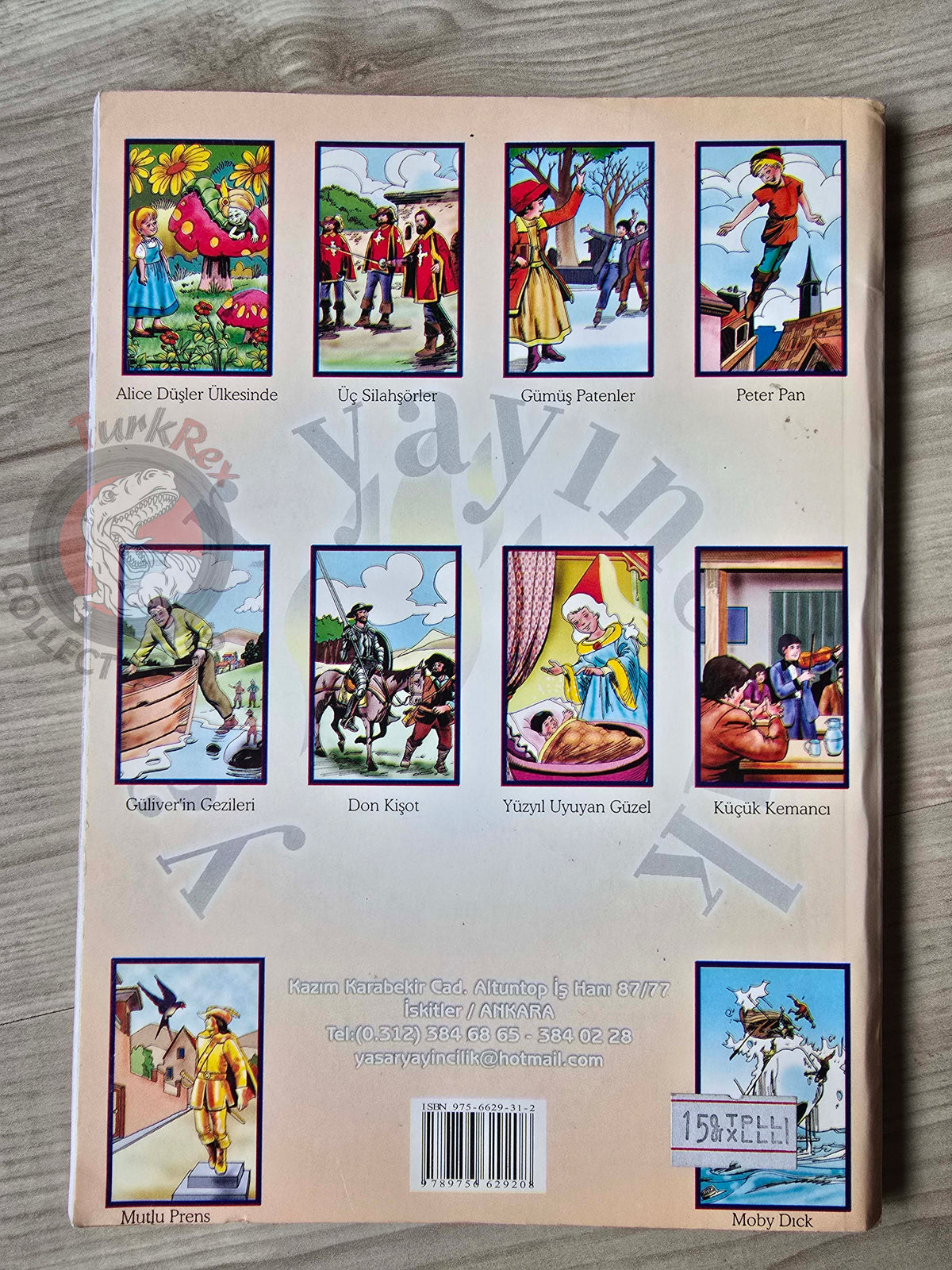 J. M. Barrie – Peter Pan 2004 Turkish Book Turkey Illustrated