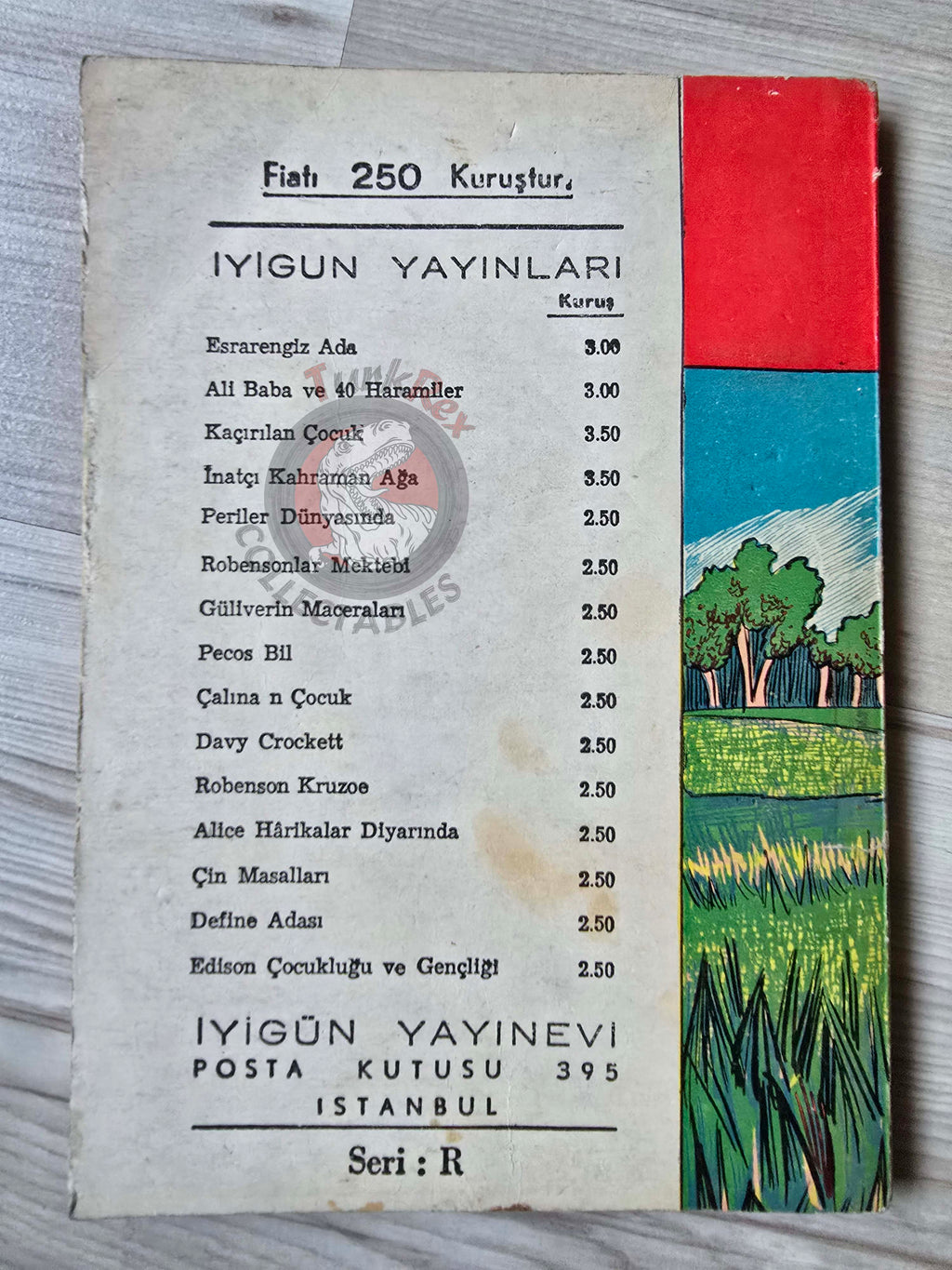 Jules Verne – Godfrey Morgan 1966 Turkish Book Turkey Illustrated