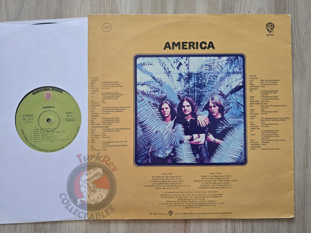 America – America Turkish Pressing Vinyl Turkey Edition