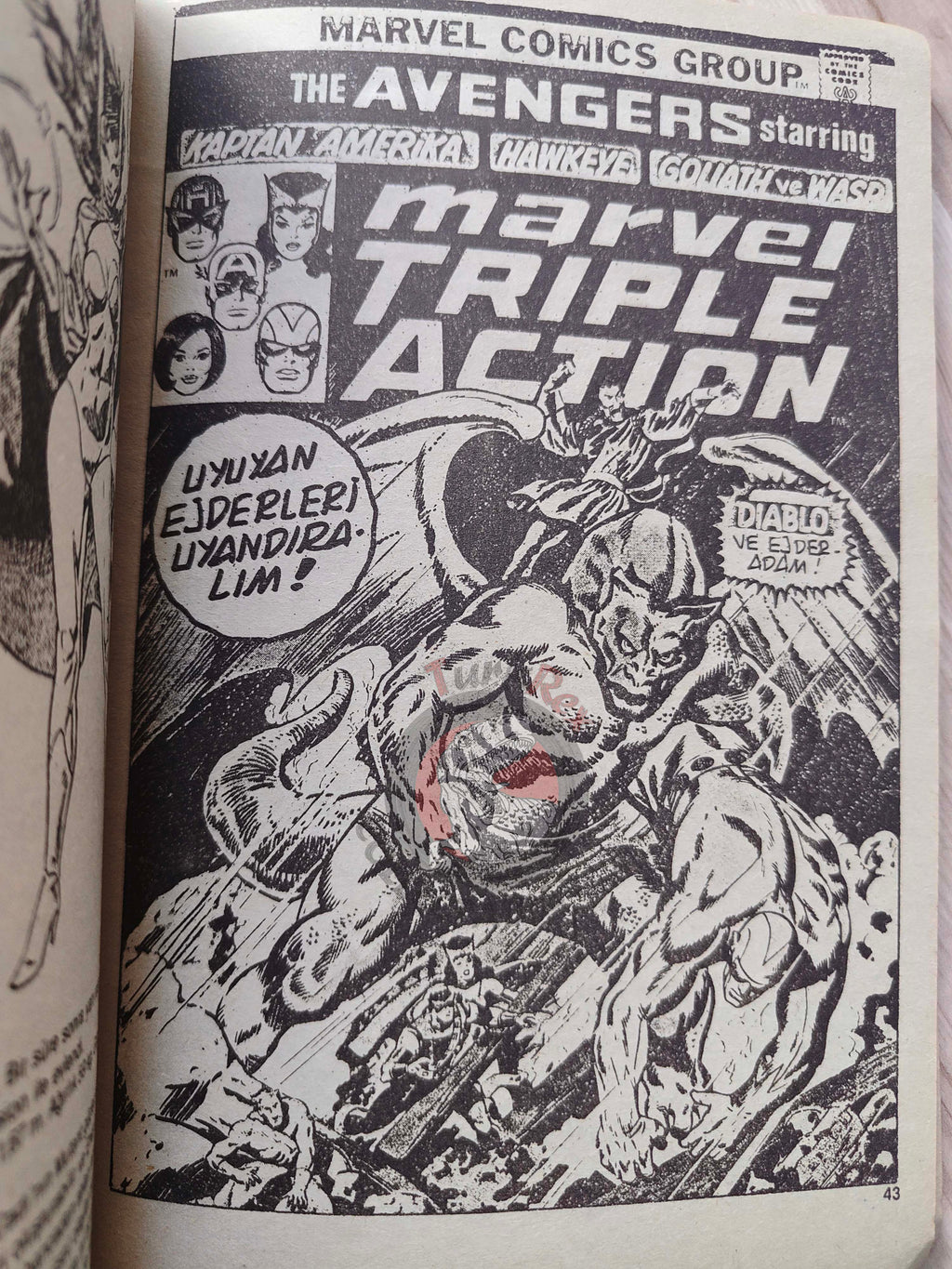 Ms. Marvel #5 1988 Turkish Comic Turkey #8 The Avengers #41 #17