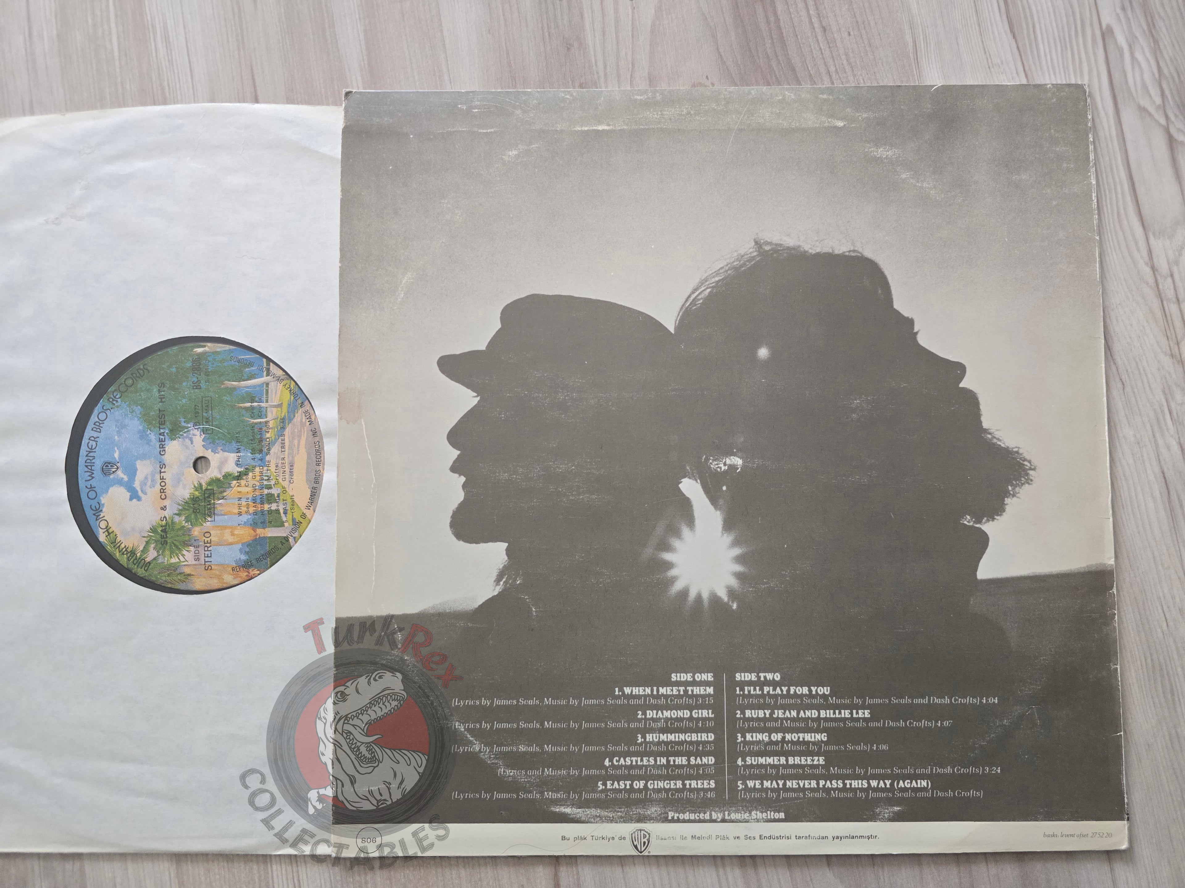 Seals & Crofts – Greatest Hits Turkish Pressing Vinyl Turkey Edition