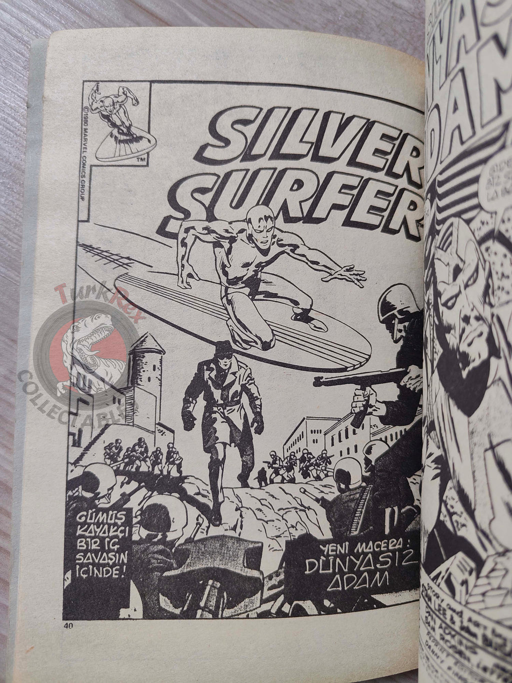 Silver Surfer #6 1987 Turkish Comic Turkey #8 #9 #10 Fantasy Masterpieces #9