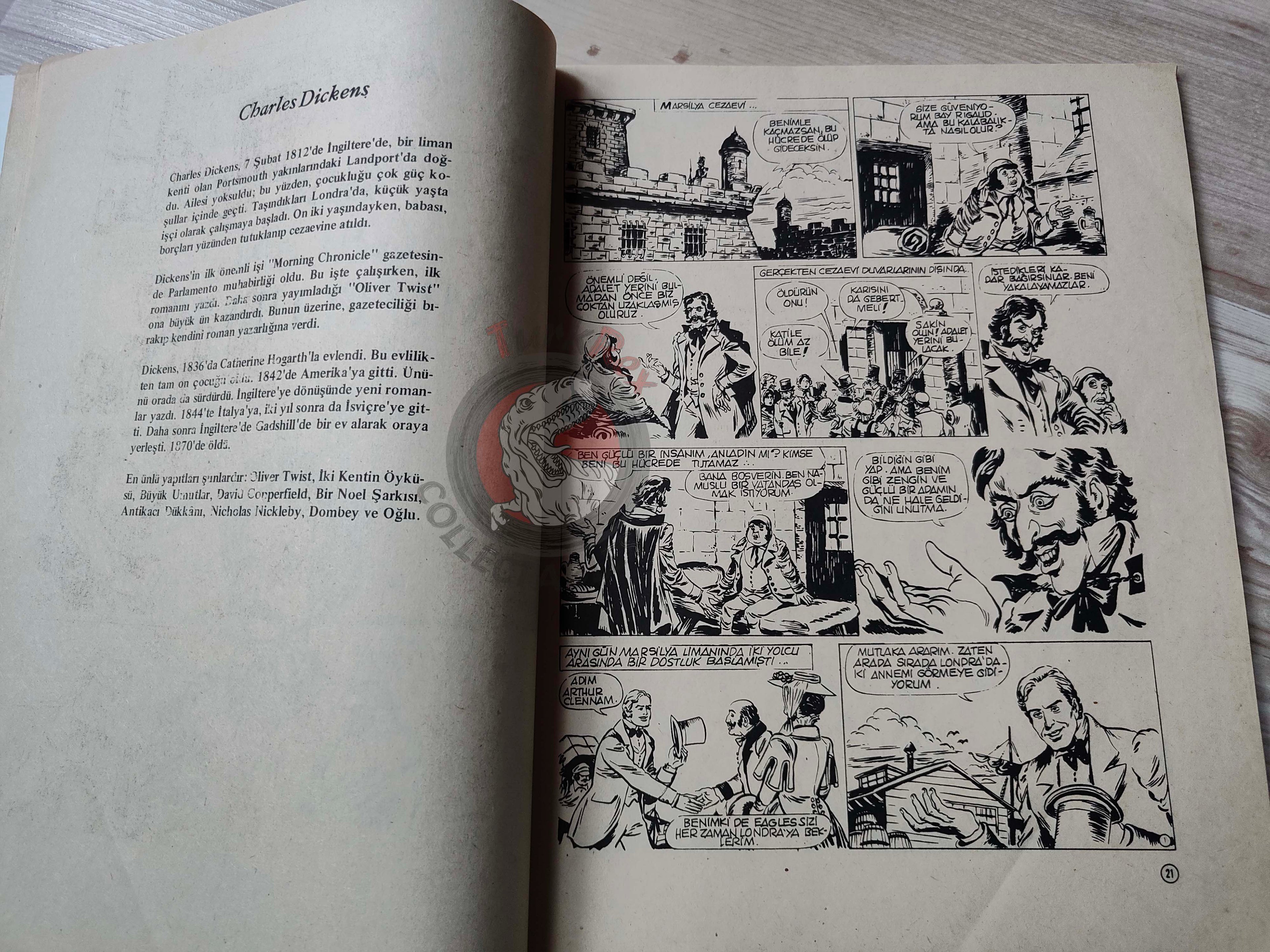 Milliyet Çocuk #39 1979 Turkish Comic Turkey Joyas Literarias Juveniles #115 Charles Dickens