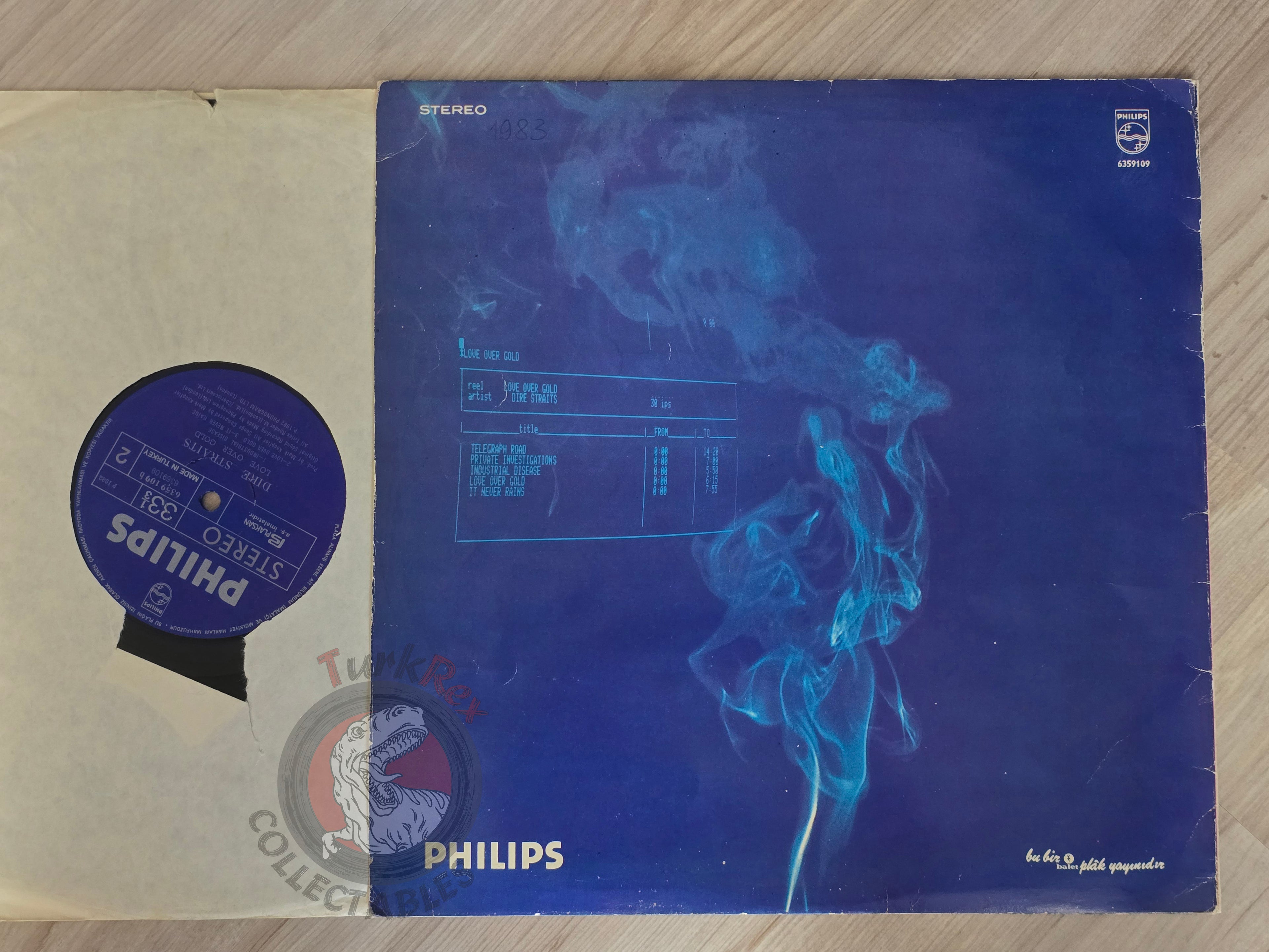 Dire Straits – Love Over Gold Turkish Pressing Vinyl Turkey Edition