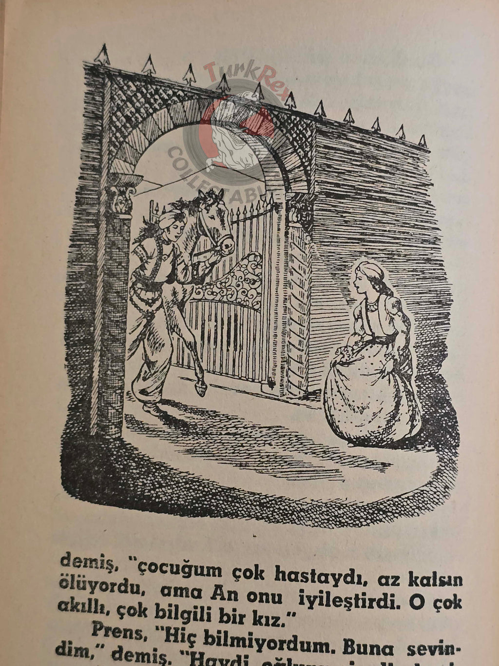 French Fairy Tales: Floro and Blanziflor 1977 Turkish Book Turkey Illustrated