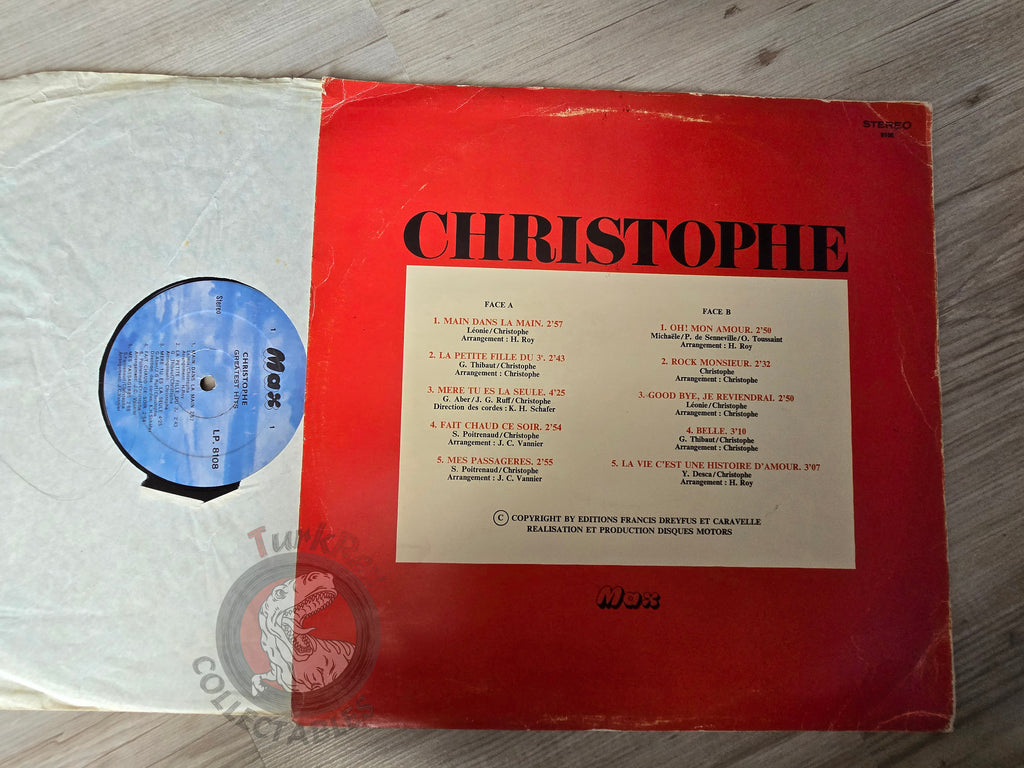 Christophe – Greatest Hits Turkish Pressing Vinyl Turkey Edition