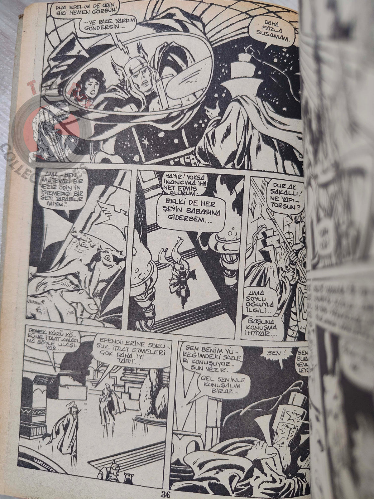 Thor #6 1986 Turkish Comic Turkey The Mighty Thor #201–204 cover #203