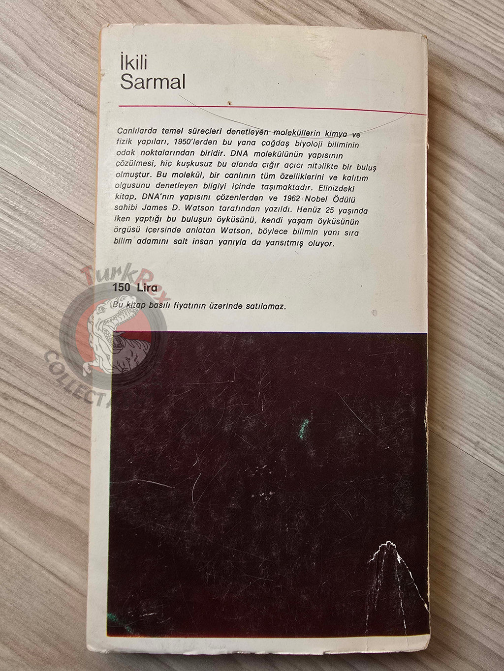 James D. Watson – The Double Helix 1982 1st Turkish Book Turkey