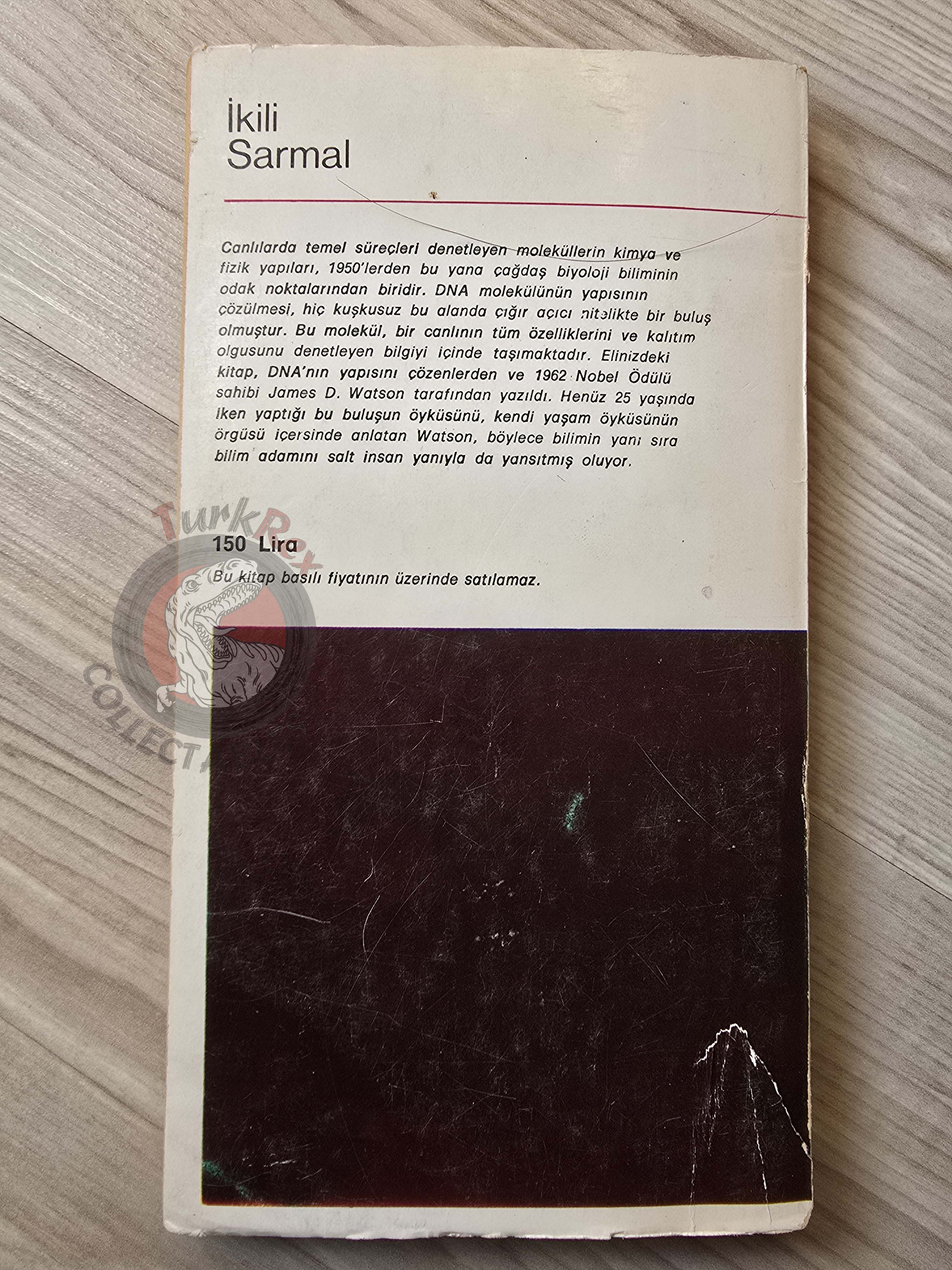 James D. Watson – The Double Helix 1982 1st Turkish Book Turkey