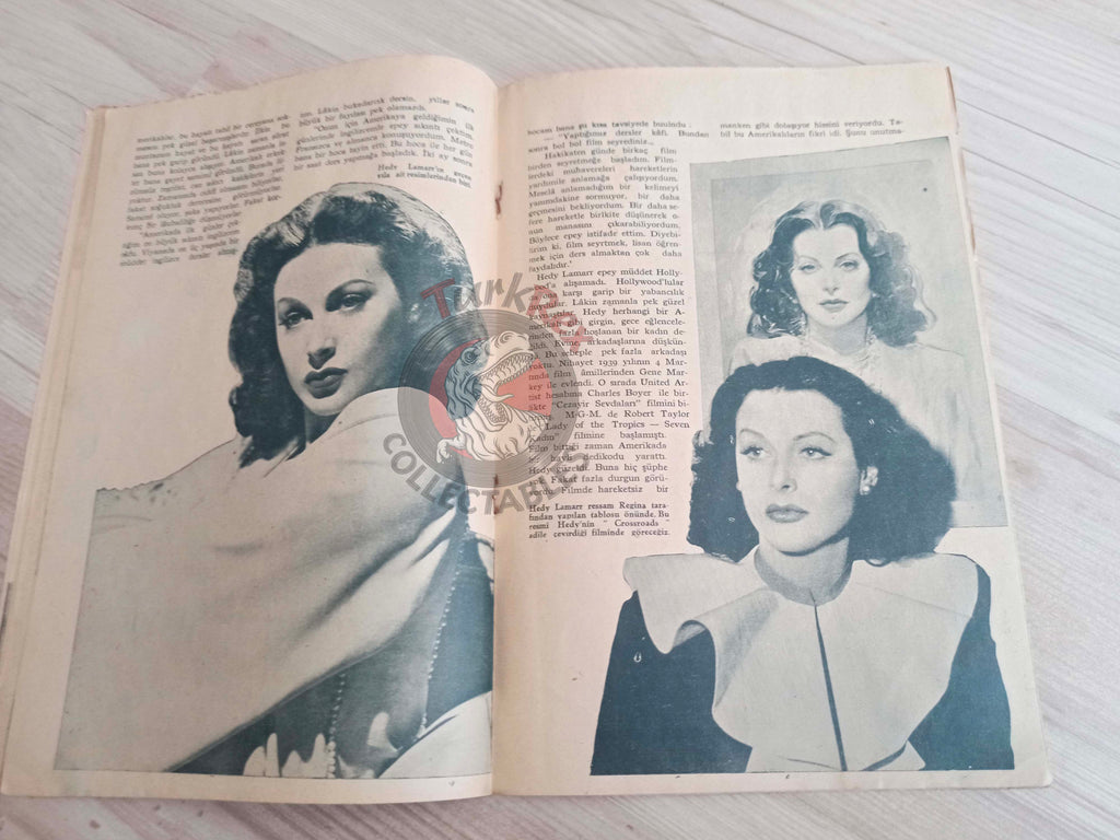 Yıldız 1944 Hedy Lamarr Special Issue Turkish Mag Turkey Hollywood Bio
