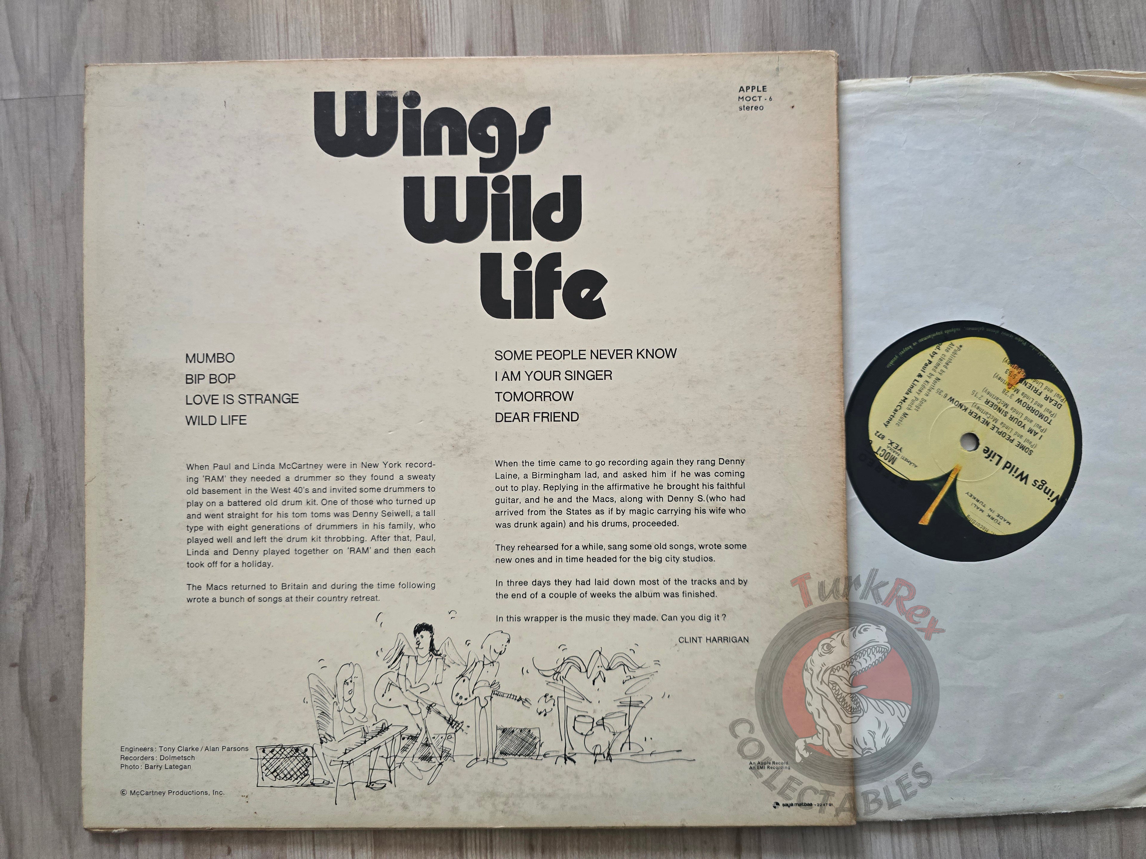 Wings – Wild Life Turkish Pressing Vinyl Turkey Edition