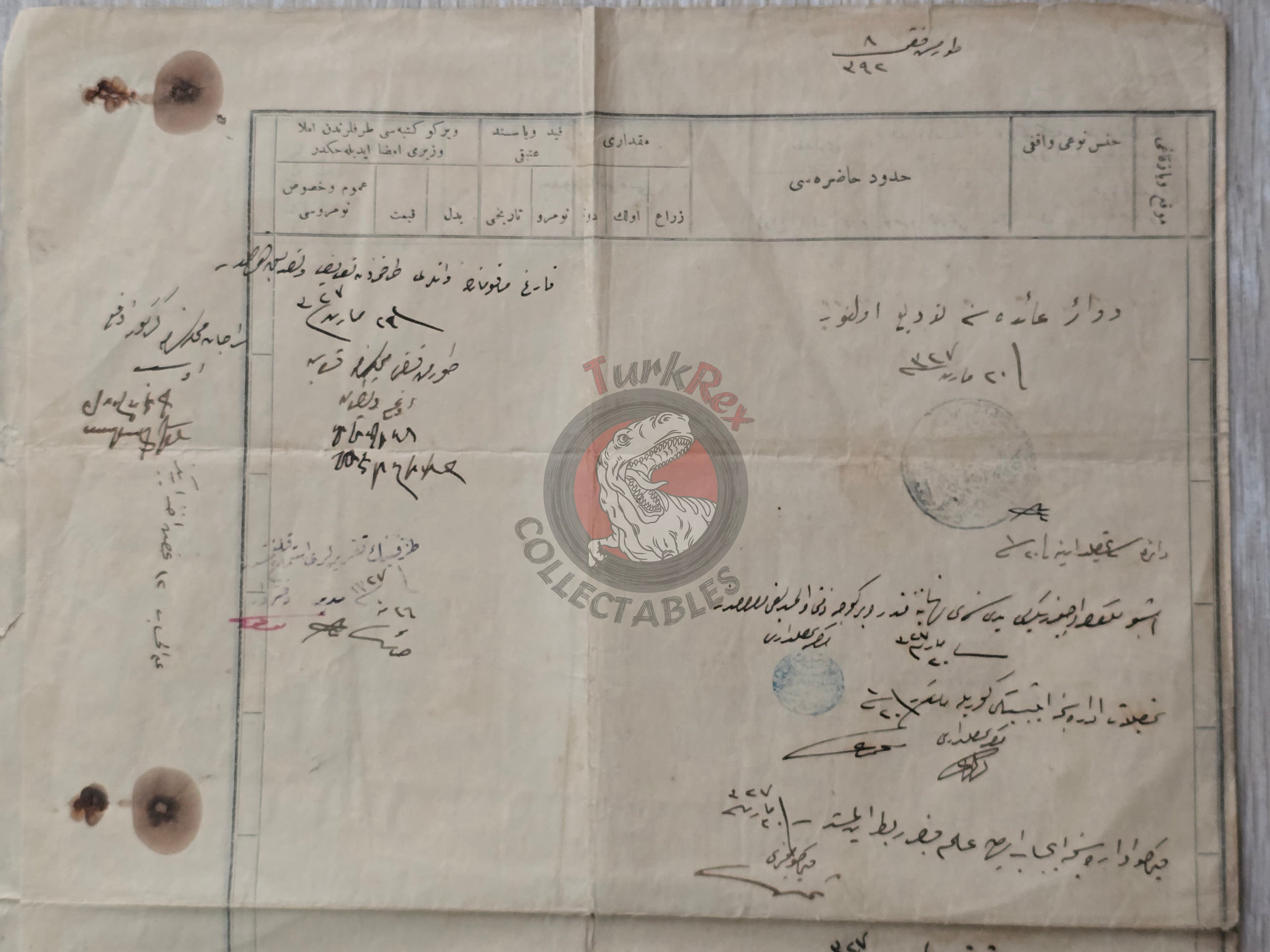 Ottoman 1911 Land Deed Shop in Adana Armenian and Kurdish Citizen Title Deed Armenia Kurds