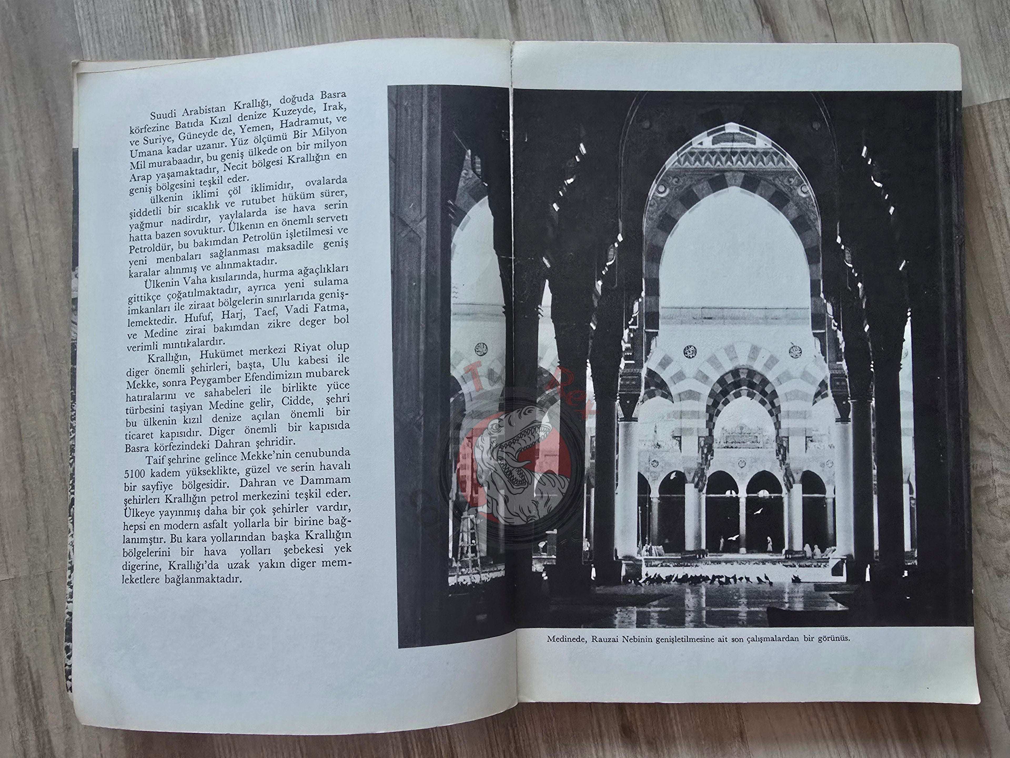 Saudi Arabia Kingdom 1970s Turkish Book Turkey with Maps King Faisal Bin Abdulaziz Al Saud