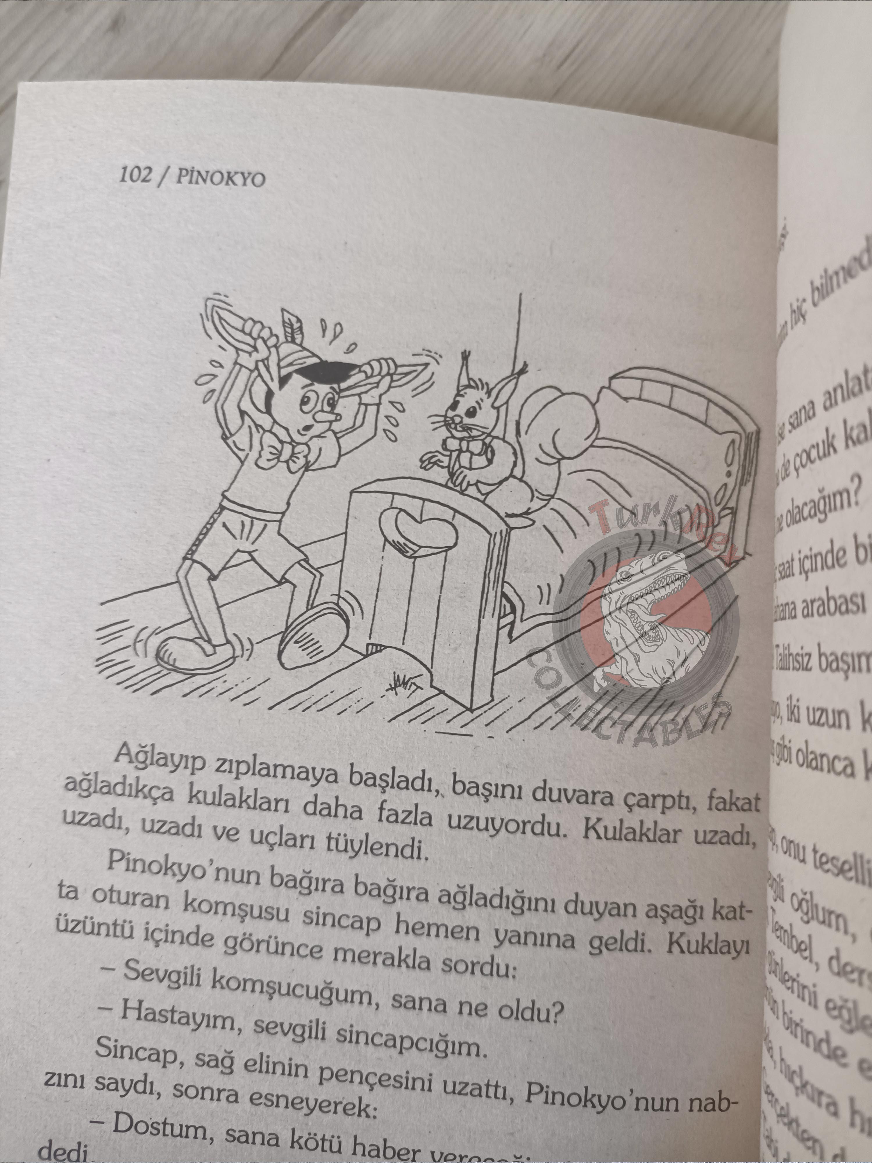 Carlo Collodi – Pinocchio 2005 Turkish Book Turkey Illustrated