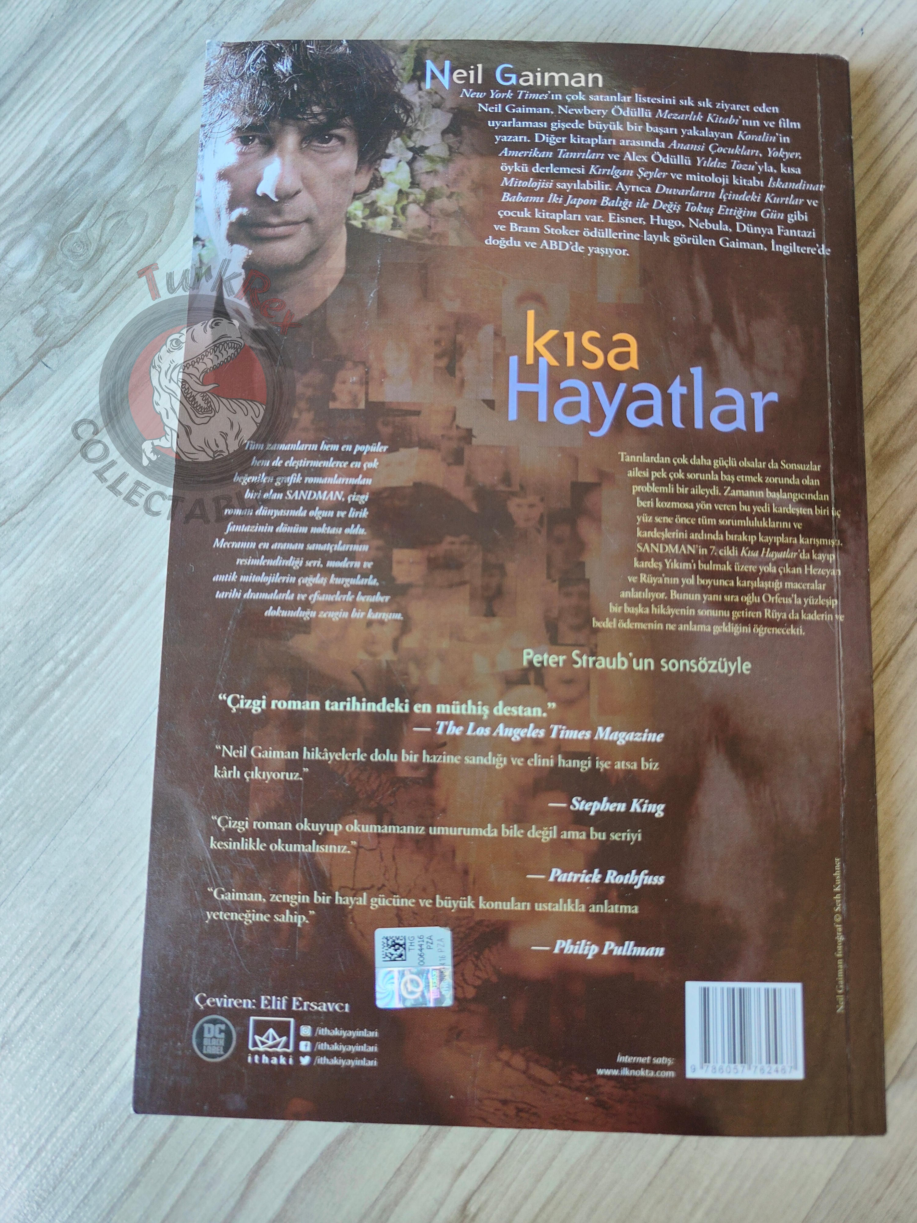 The Sandman Vol #7: Brief Lives Turkish Comic Turkey