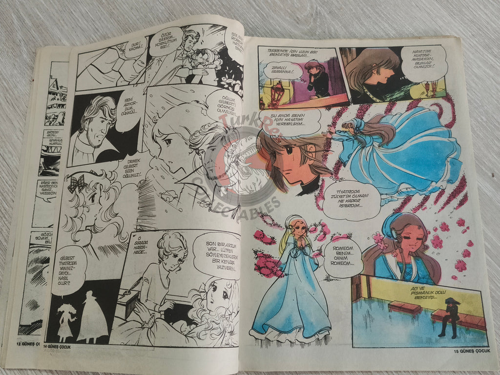 Güneş Çocuk #7 1989 Rawhide Kid, Candy Candy, Pink Panther Turkish Comic Turkey