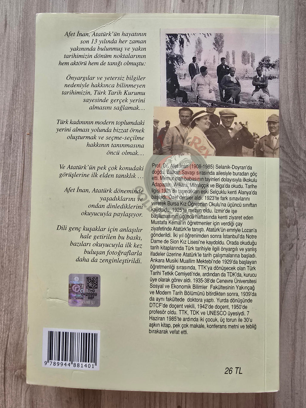 Afet İnan – Memoirs and Documents About Atatürk 2020 Turkish Book Turkey