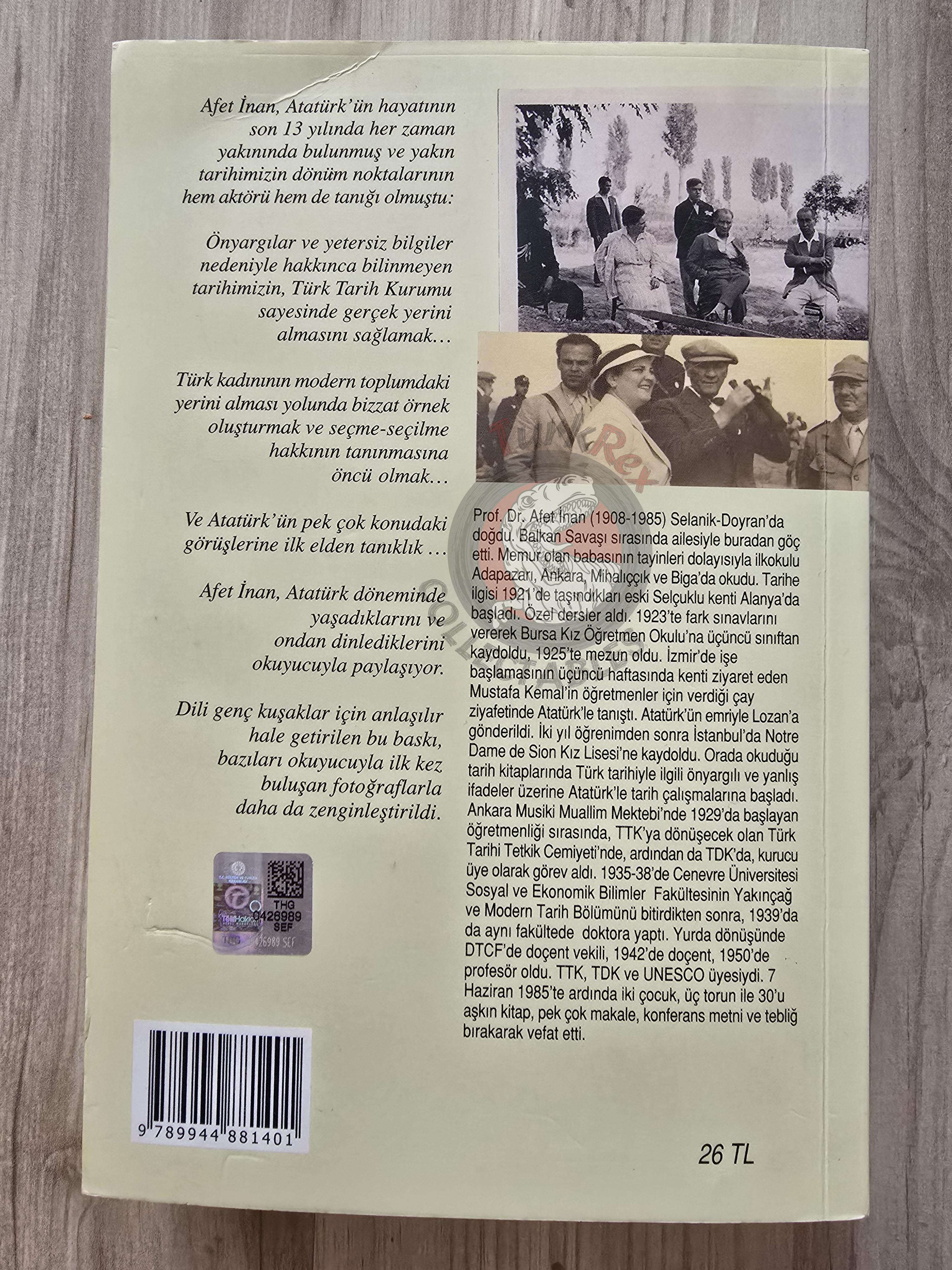Afet İnan – Memoirs and Documents About Atatürk 2020 Turkish Book Turkey