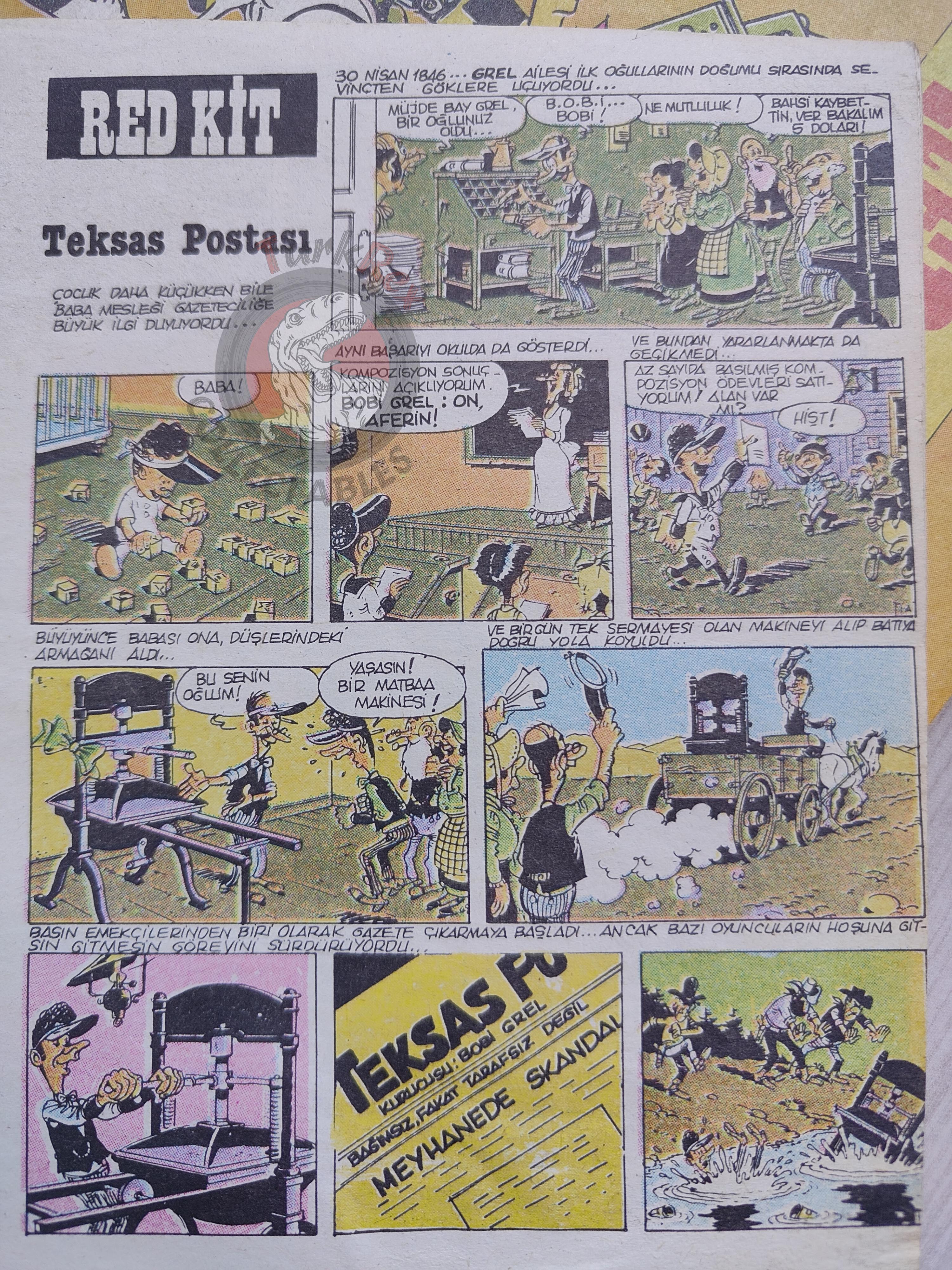 Lucky Luke Lot of 55 Complete Set 1988 Turkish Comic Turkey