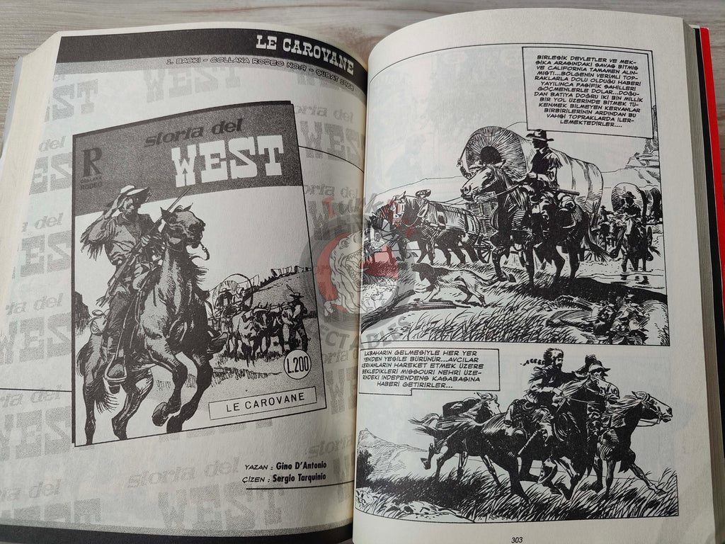 Storia del West Vol #2 Alamo Turkish Comic Turkey #5 #6 #7 #8