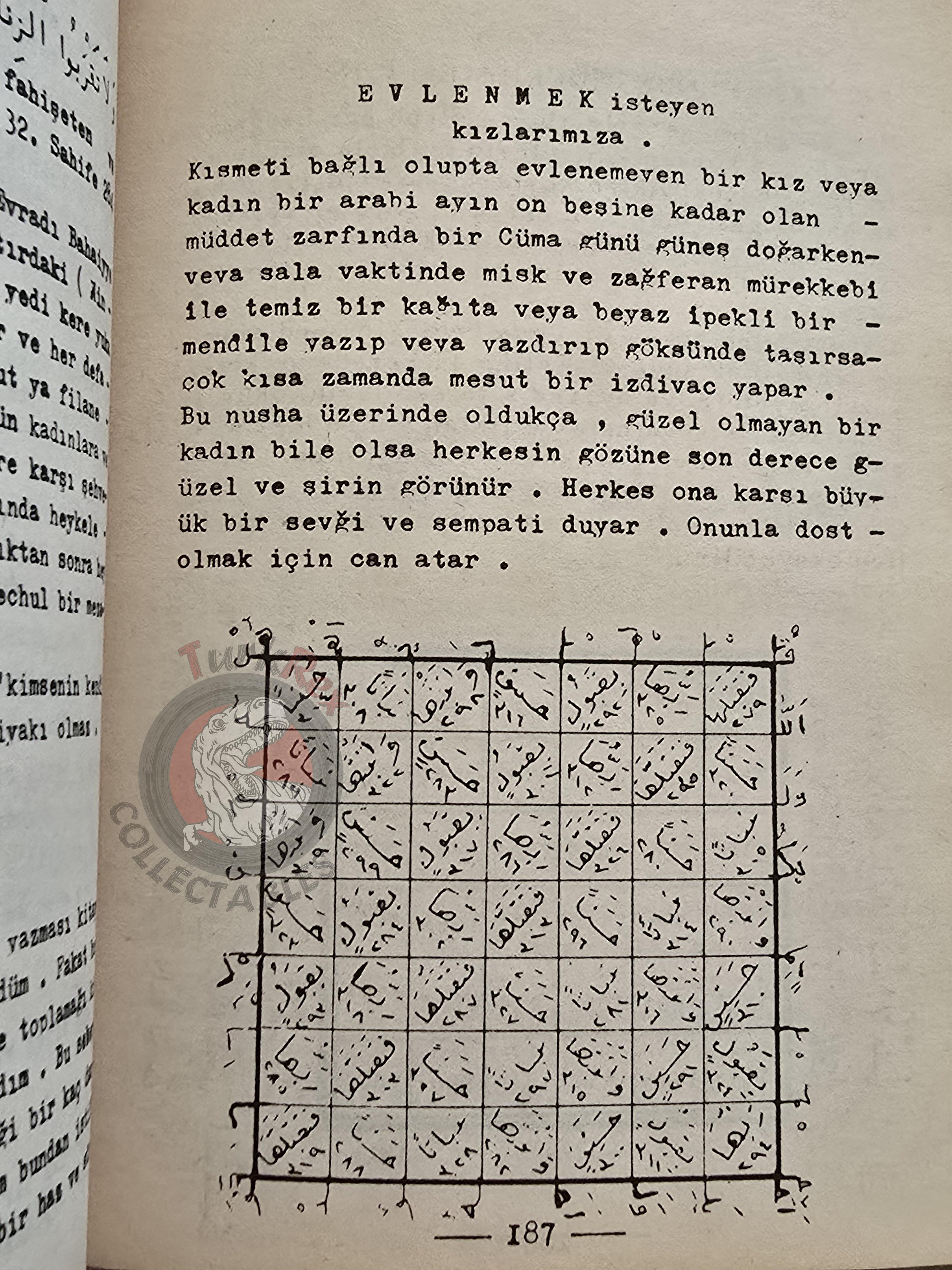 Hidden Sciences Vol 6 Islamic Occult Havass Vefq Spells Charm Turkish Book Islam Talisman