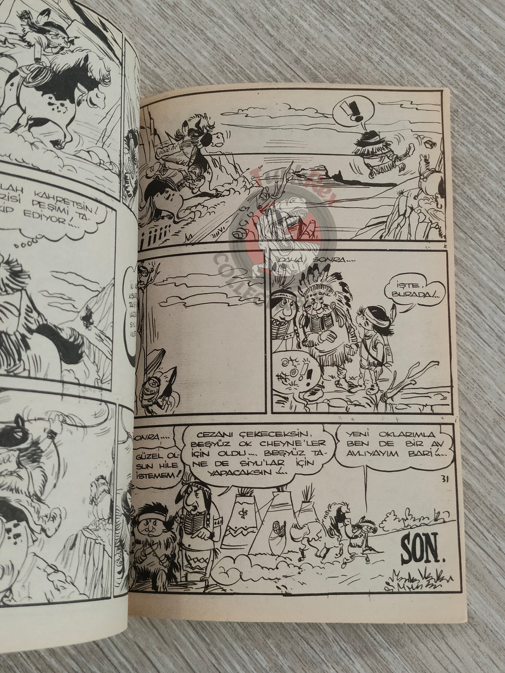 Johan et Pirlouit #20 1982 Turkish Comic Turkey Le Châtiment de Basenhau #1