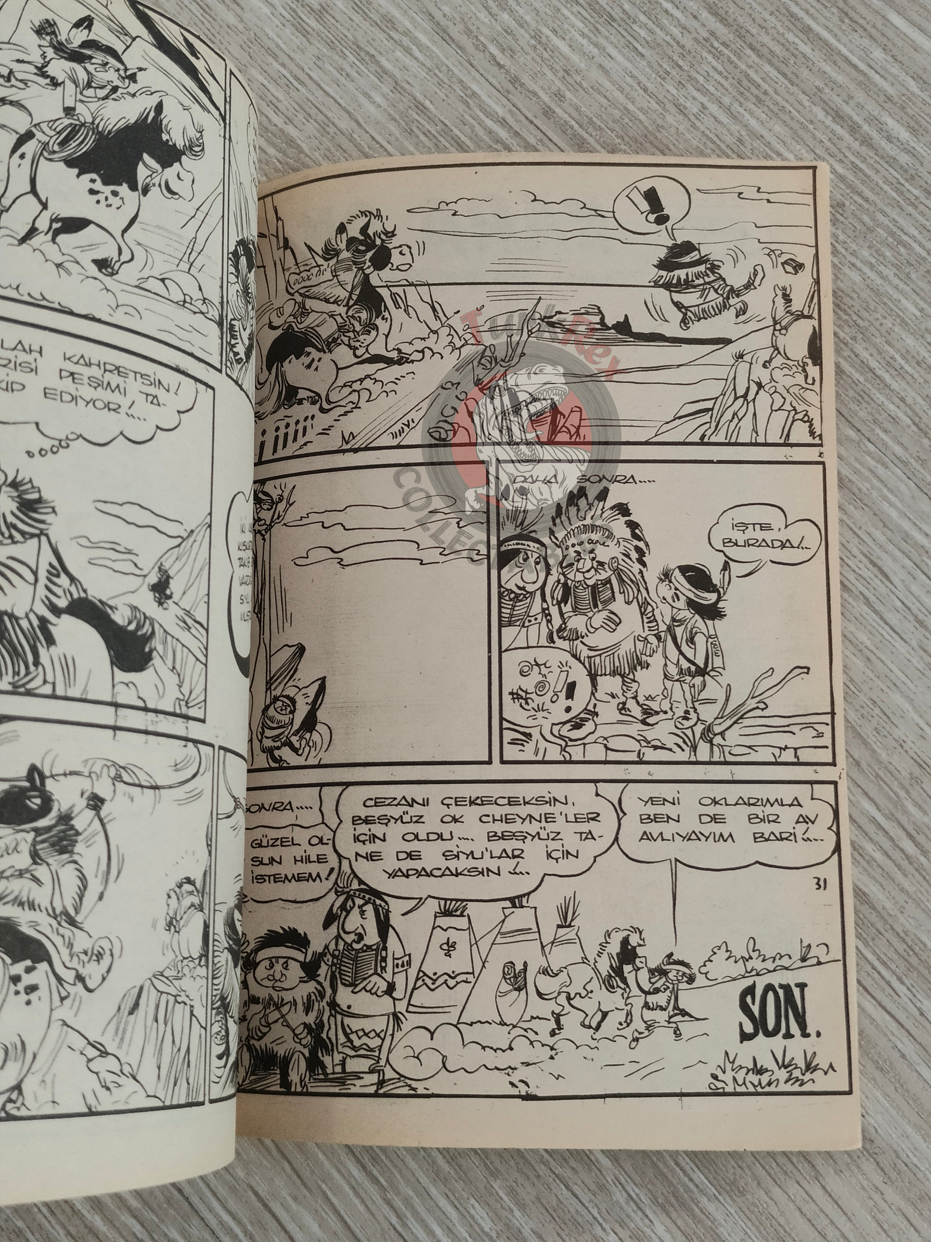 Johan et Pirlouit #20 1982 Turkish Comic Turkey Le Châtiment de Basenhau #1