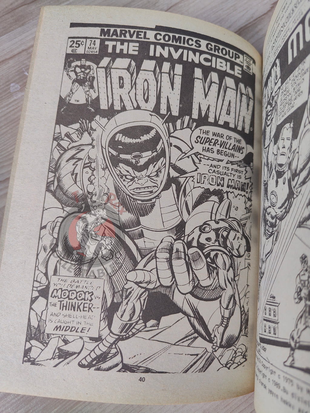 Iron Man #2 Demir Adam 1989 Turkish Comic Turkey #72 #73 #74 #75