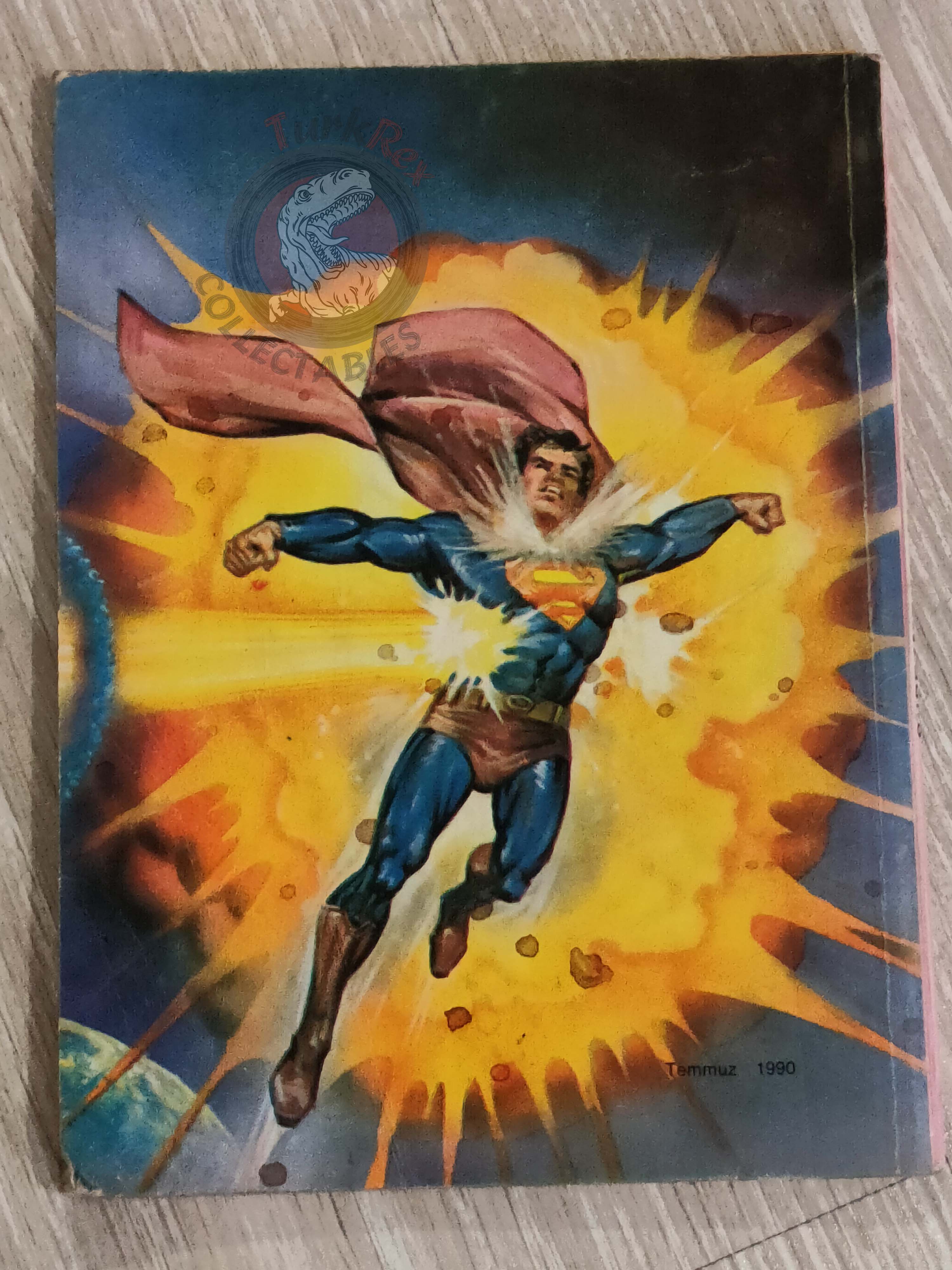 Superman #77 1990 Turkish Comic Turkey #27 #28 Adventures of #450 #451