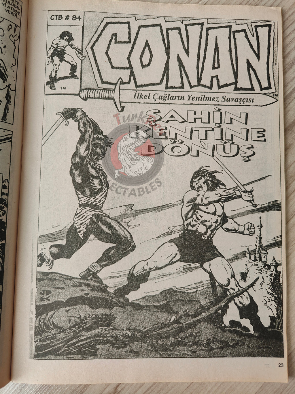 Conan The Barbarian #8 2001 Turkish Comic Turkey #83 #84 #85 #86