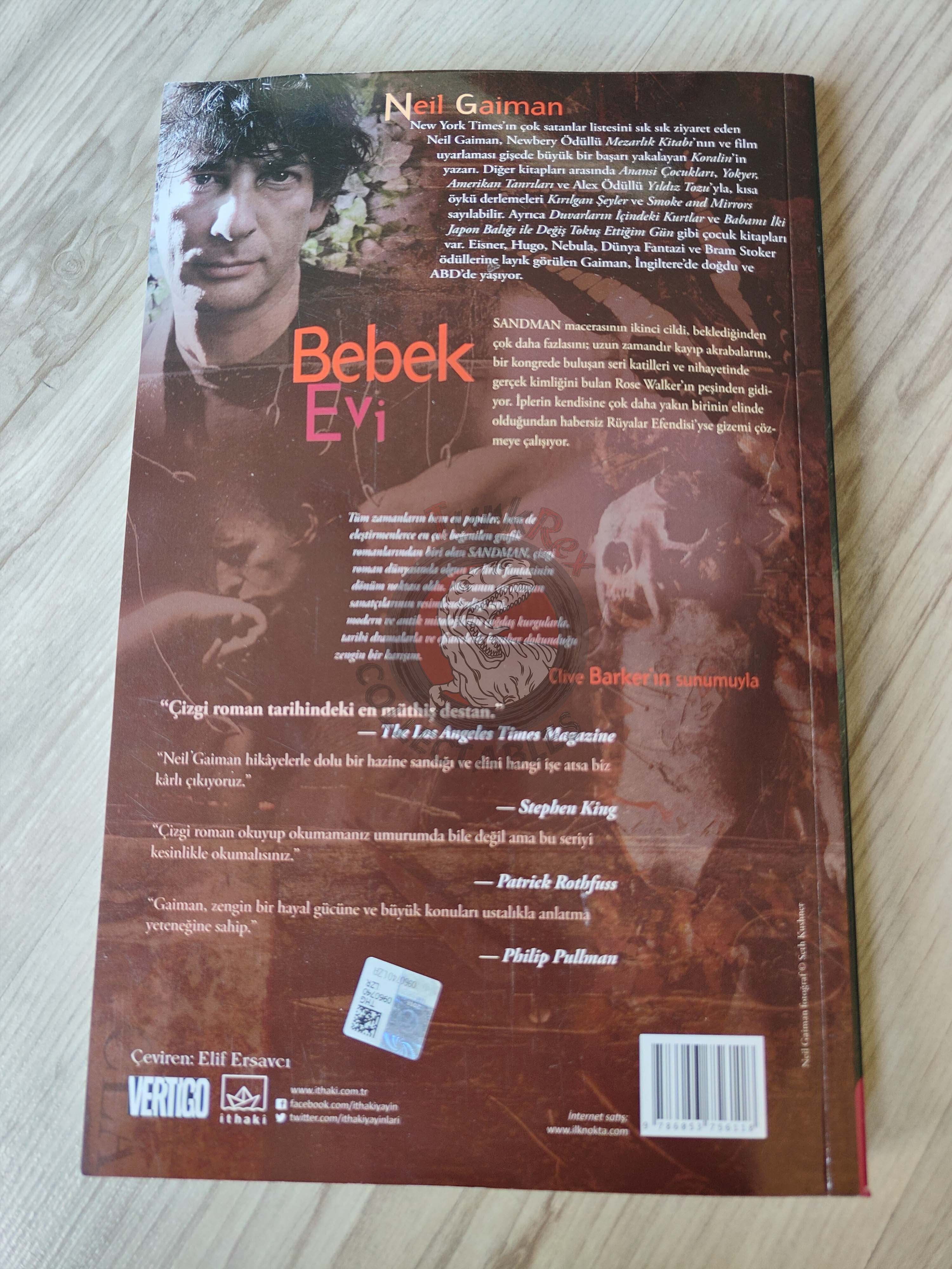 The Sandman Vol #2: The Doll's House Turkish Comic Turkey