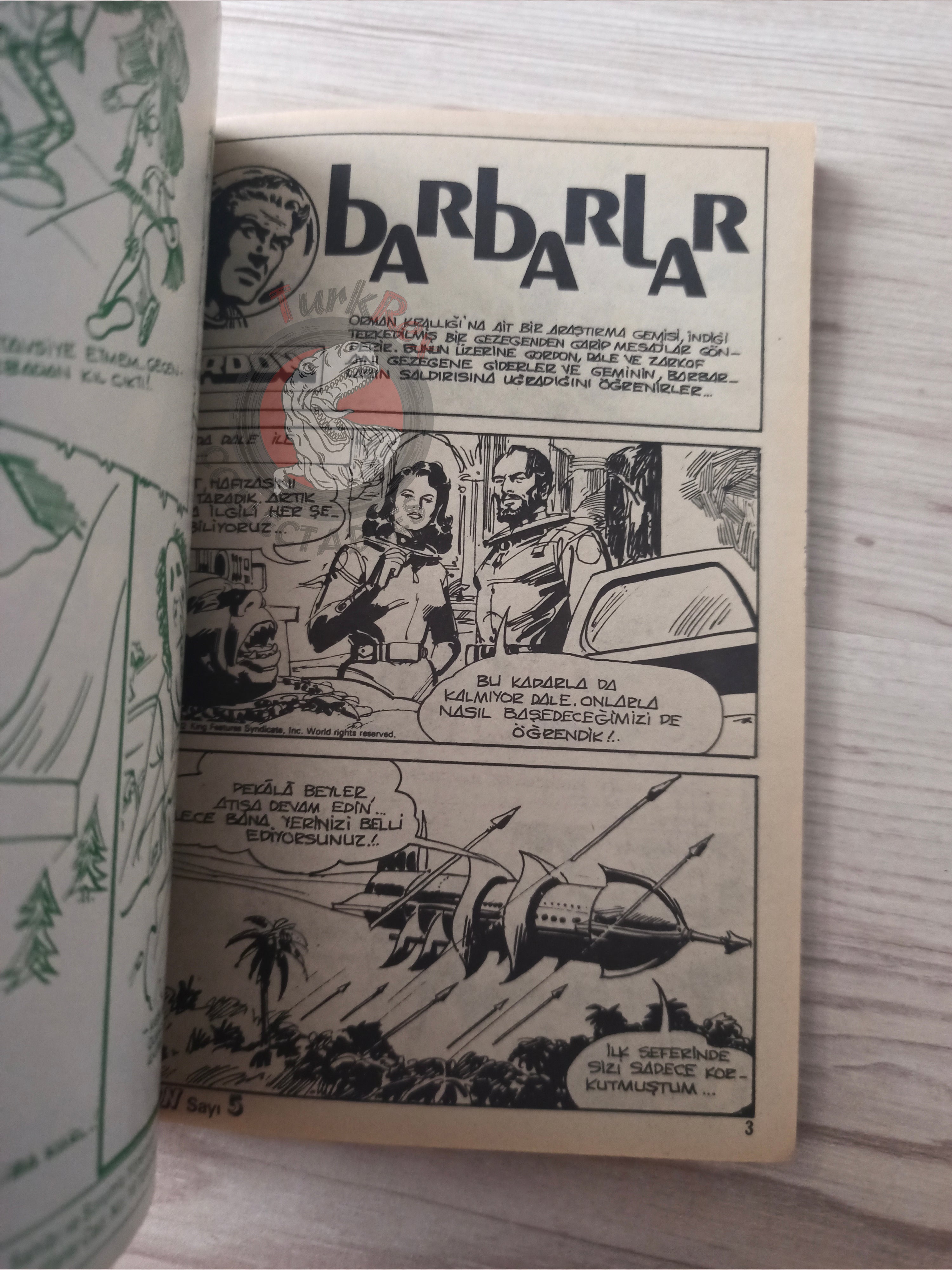 Flash Gordon Super Album #2 1980s Turkish Comic Turkey #115 #118 #119