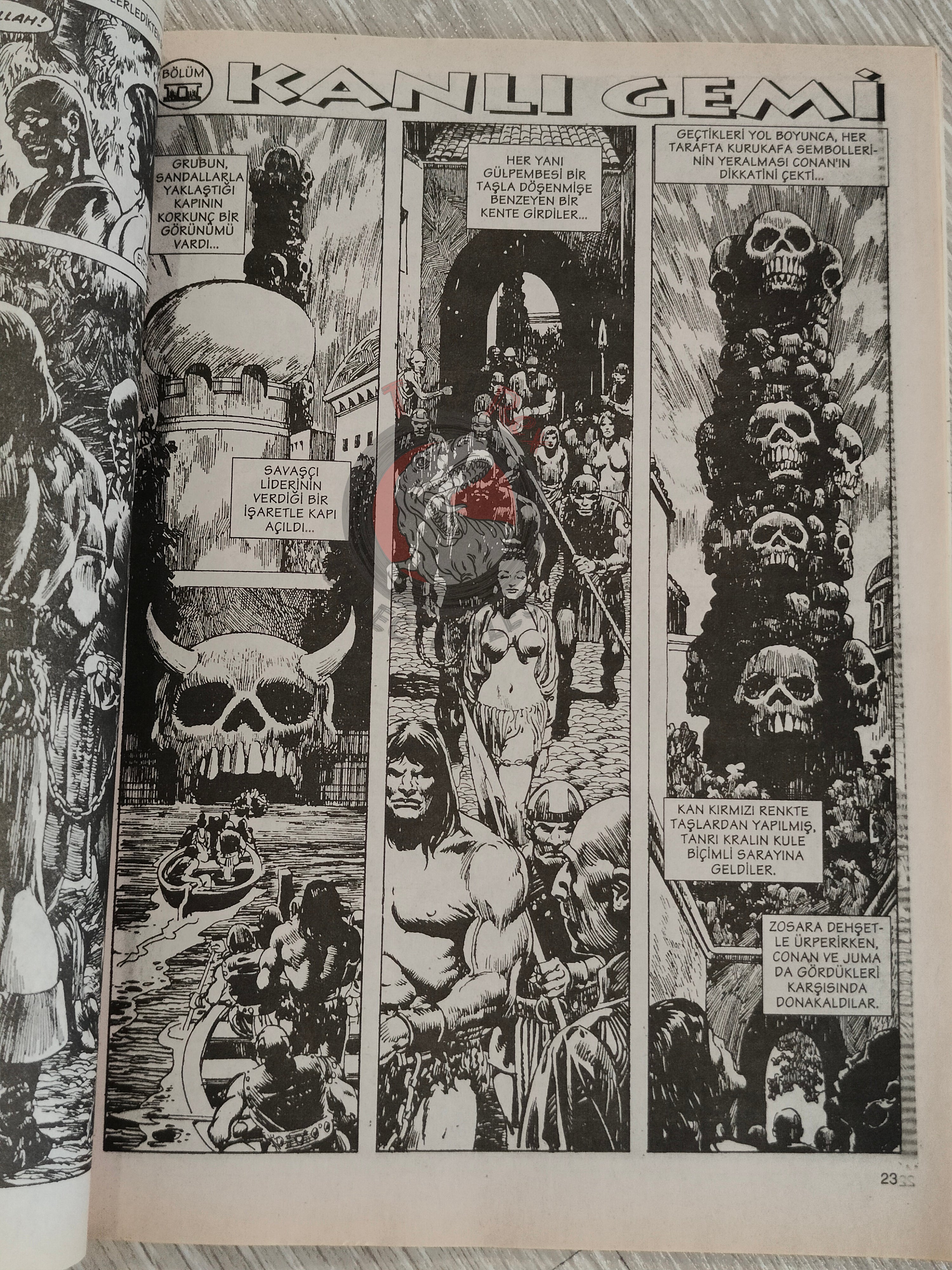 Conan #33 The Savage Sword of Conan #59 #60 Turkish Comic Turkey