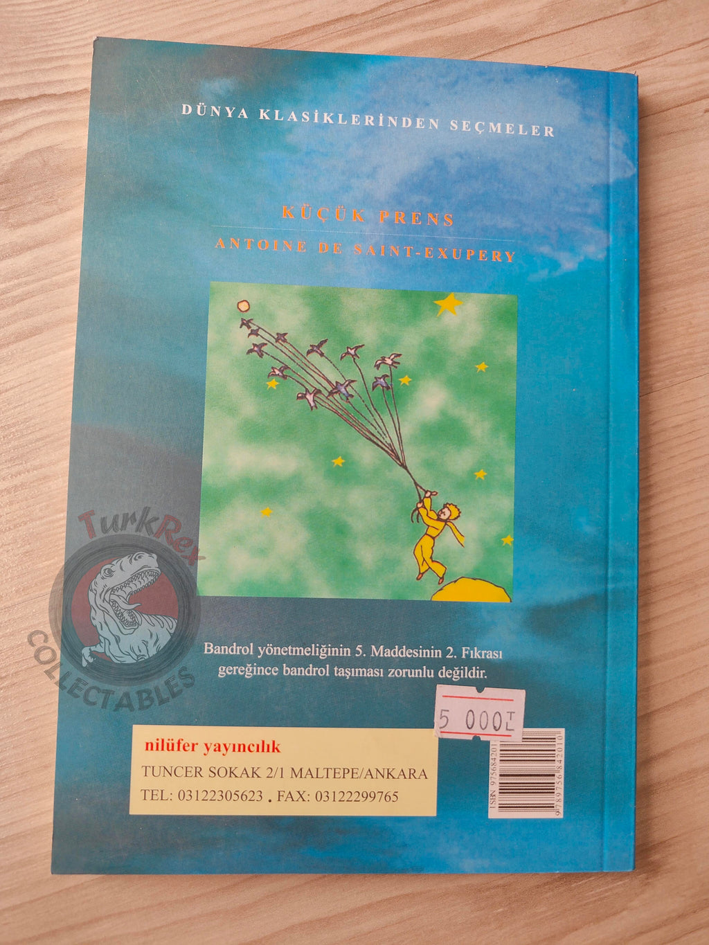 Antoine de Saint-Exupéry – Le Petit Prince 2008 Turkish Book Turkey Illustrated Little 1