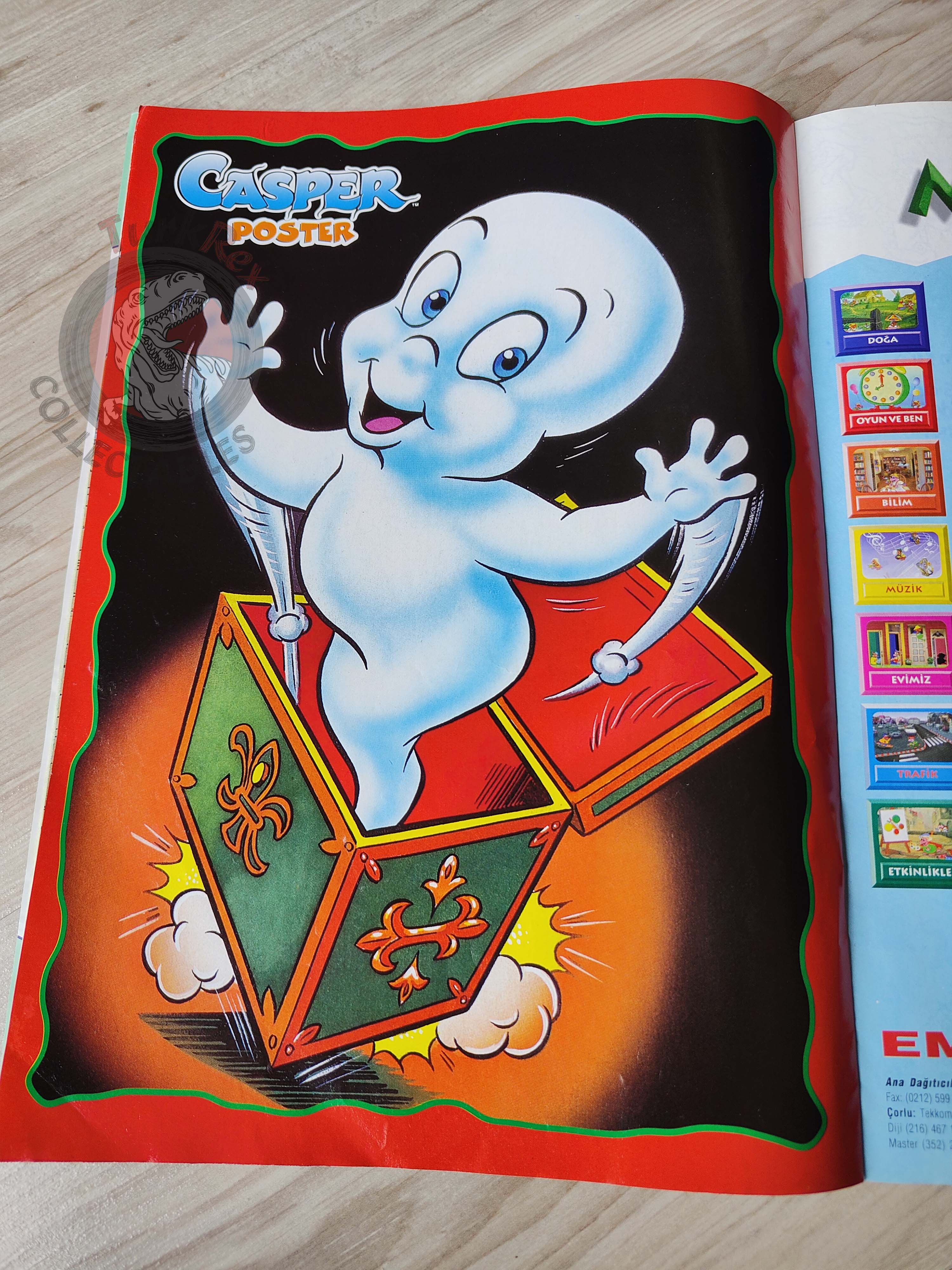 Casper the Friendly Ghost Magazine – Issue #30 1998 Turkish Comic Turkey