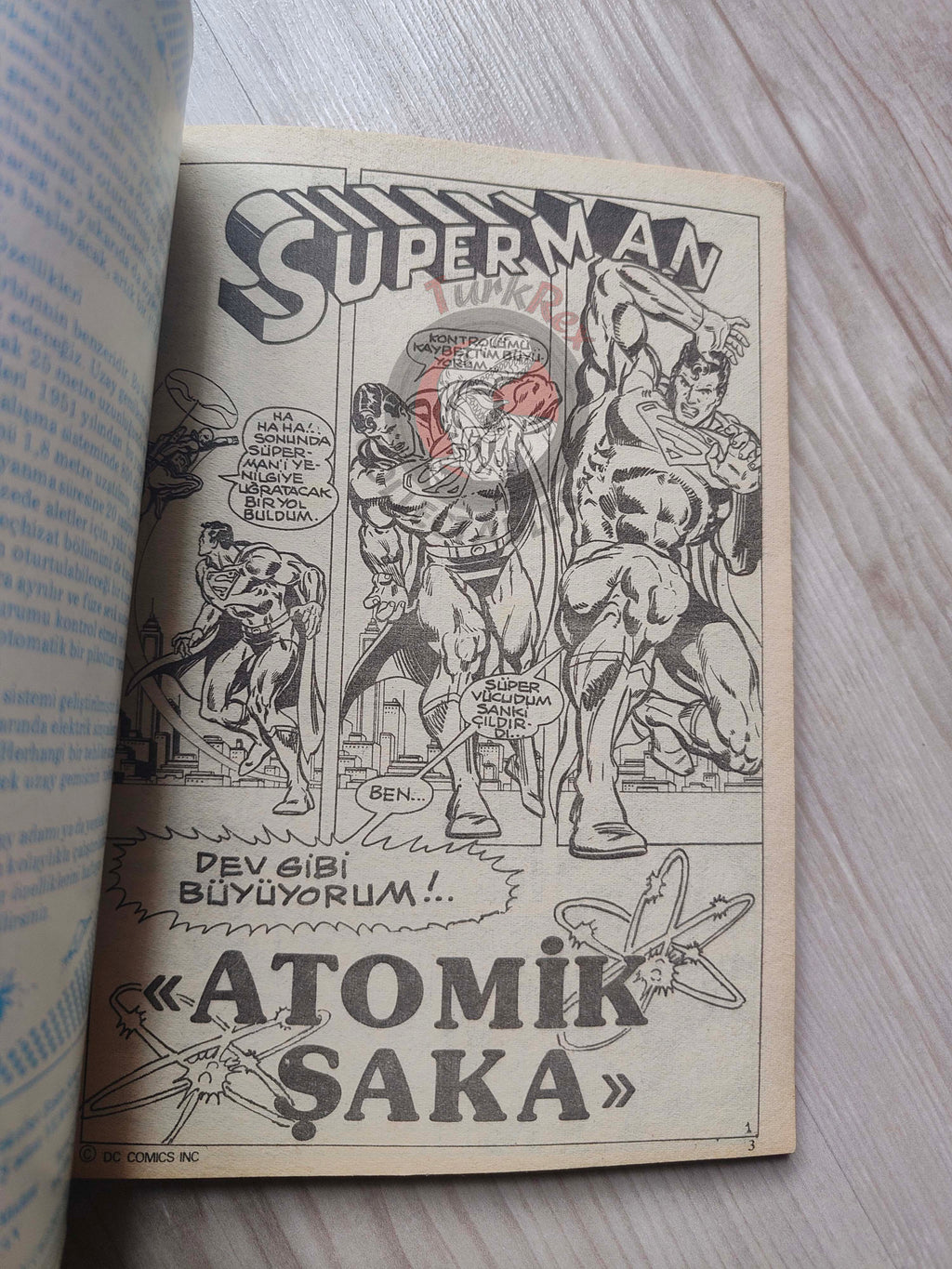 Superman Vol #4 1980s Turkish Comic Turkey #301 #302 #303 #328 Family #192 #193