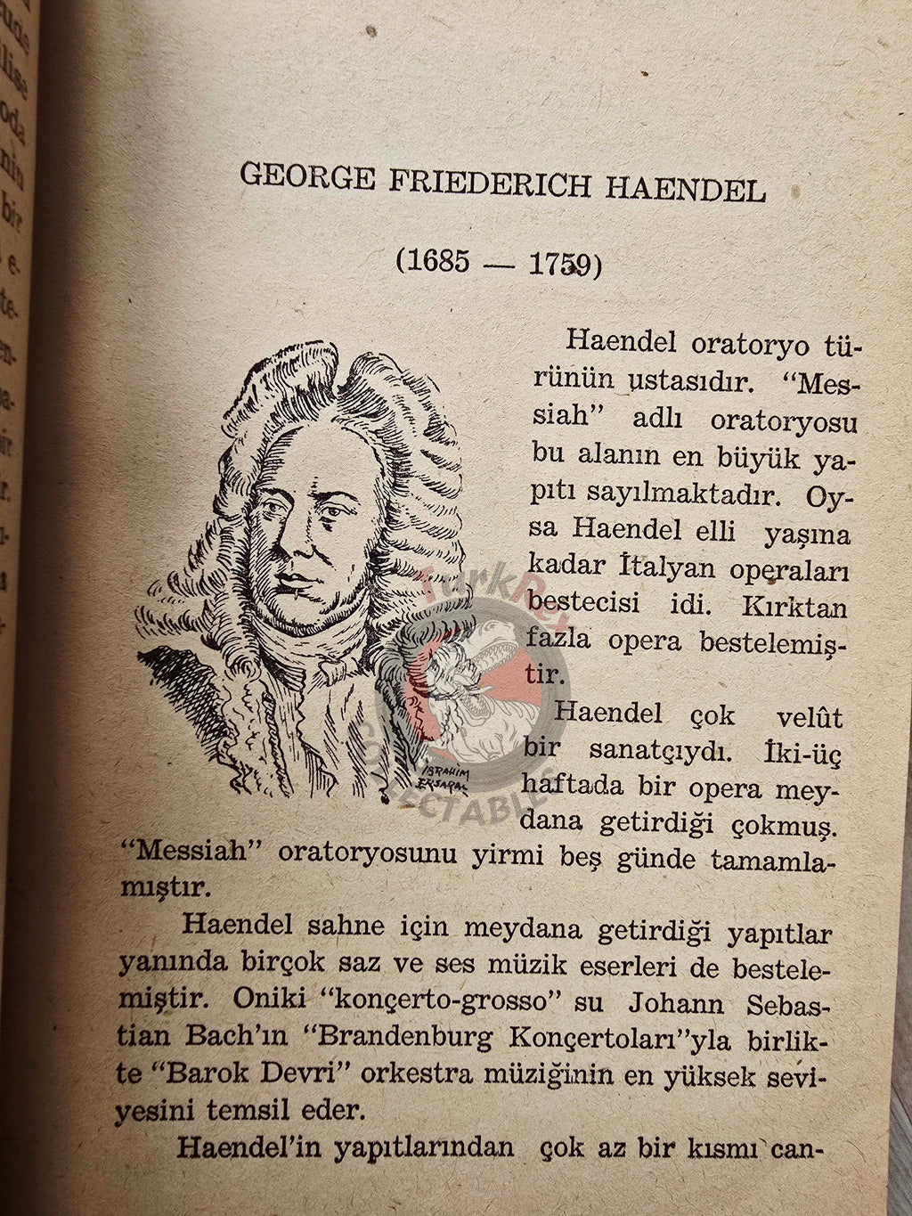 Great Composers 1959 1st by Turkish Writer Book Turkey Classical Music Bach Haydn