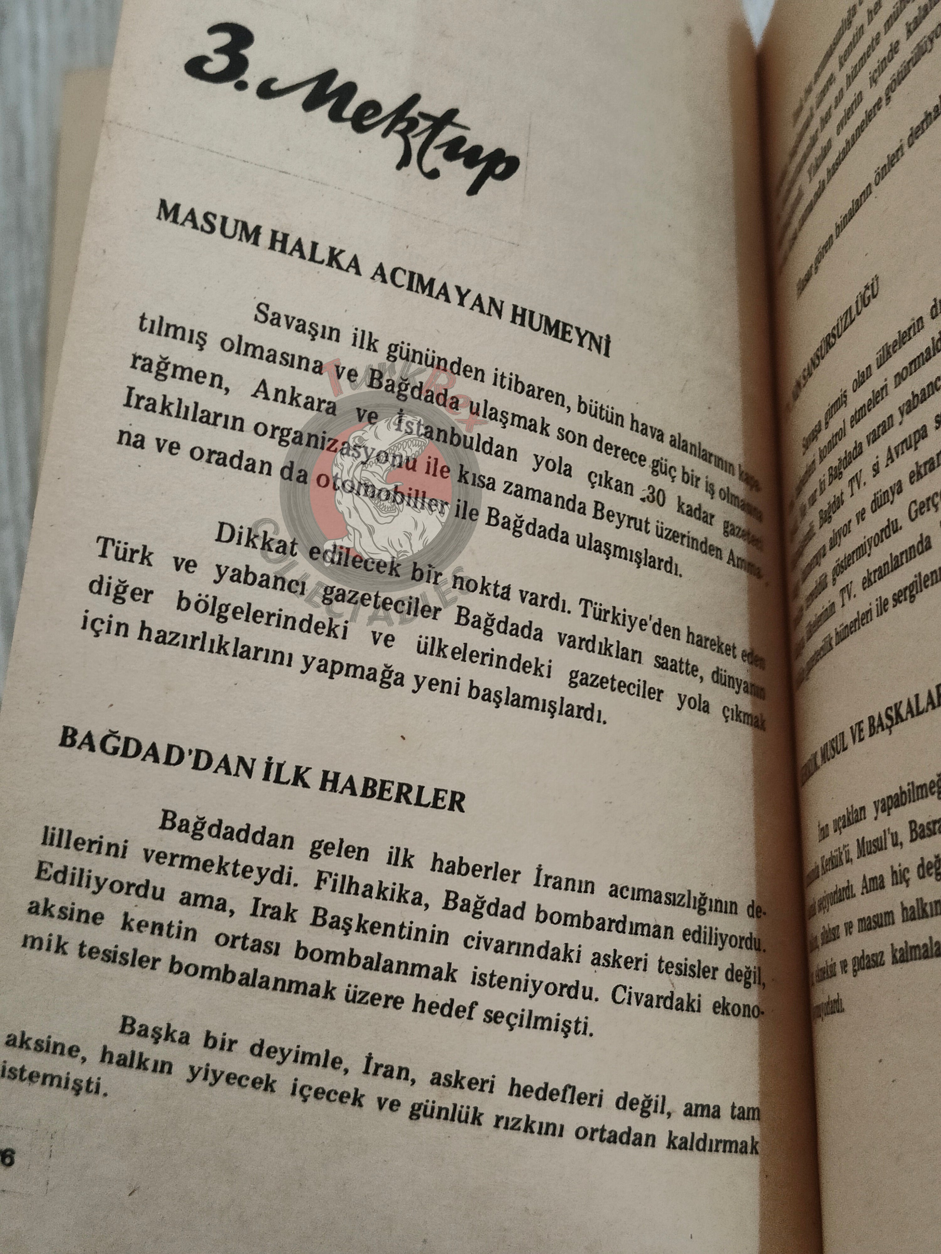 Saddam Hussein - The Story Of A War 1980s Propaganda Book Turkish Middle East