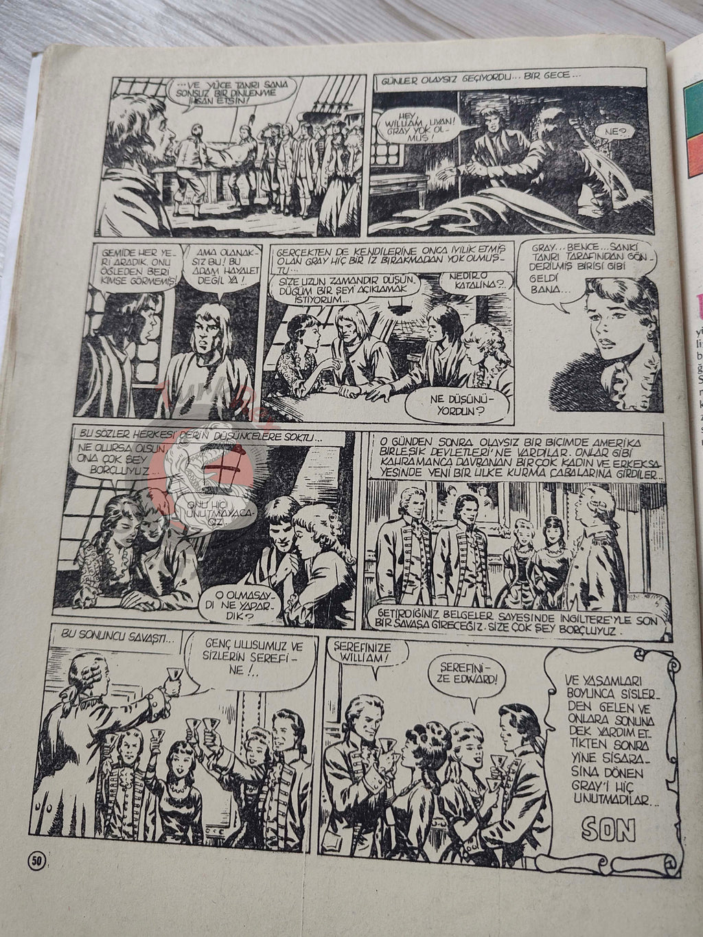 Milliyet Çocuk #16 1979 Turkish Comic Turkey Joyas Literarias Juveniles #57 Fenimore Cooper