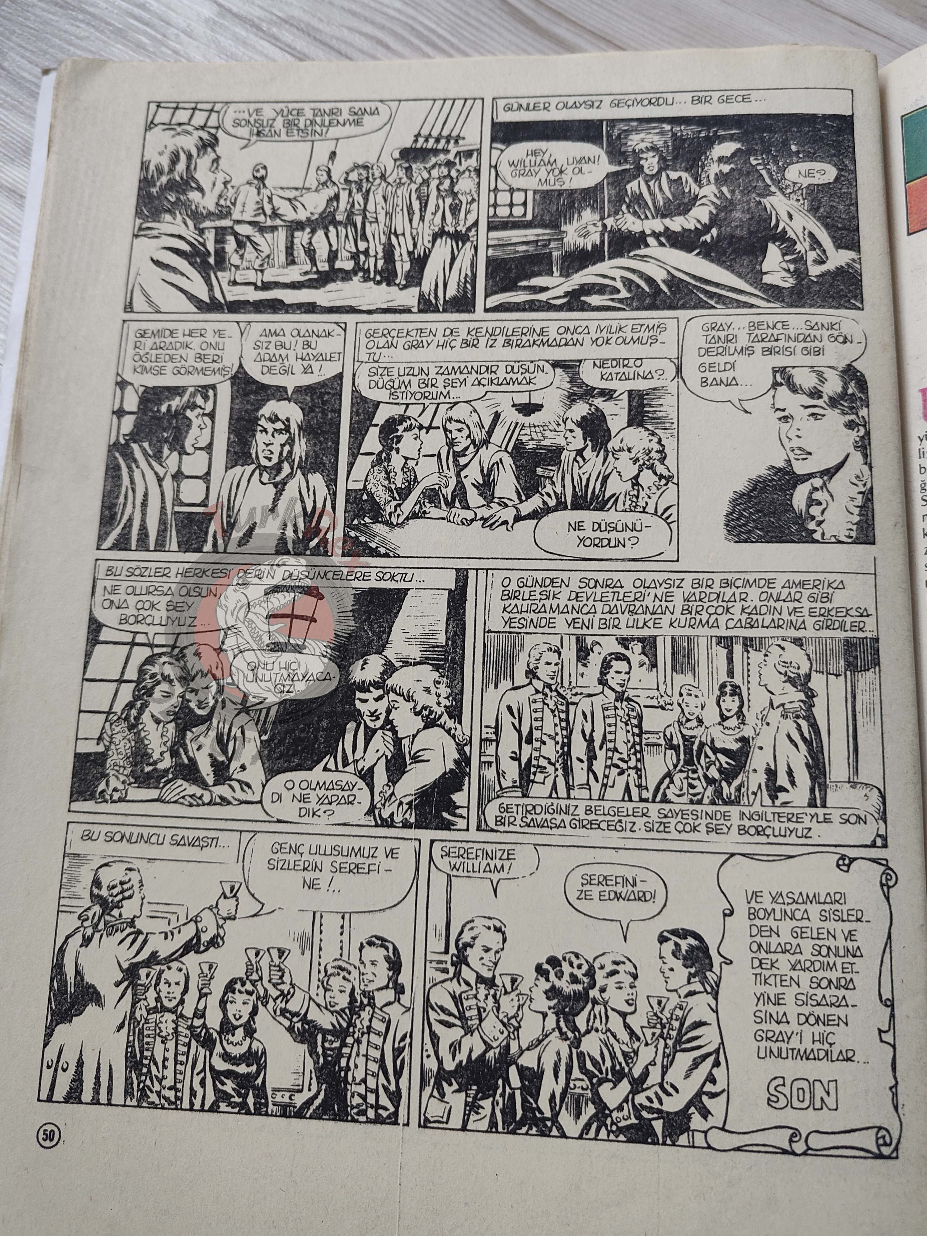 Milliyet Çocuk #16 1979 Turkish Comic Turkey Joyas Literarias Juveniles #57 Fenimore Cooper