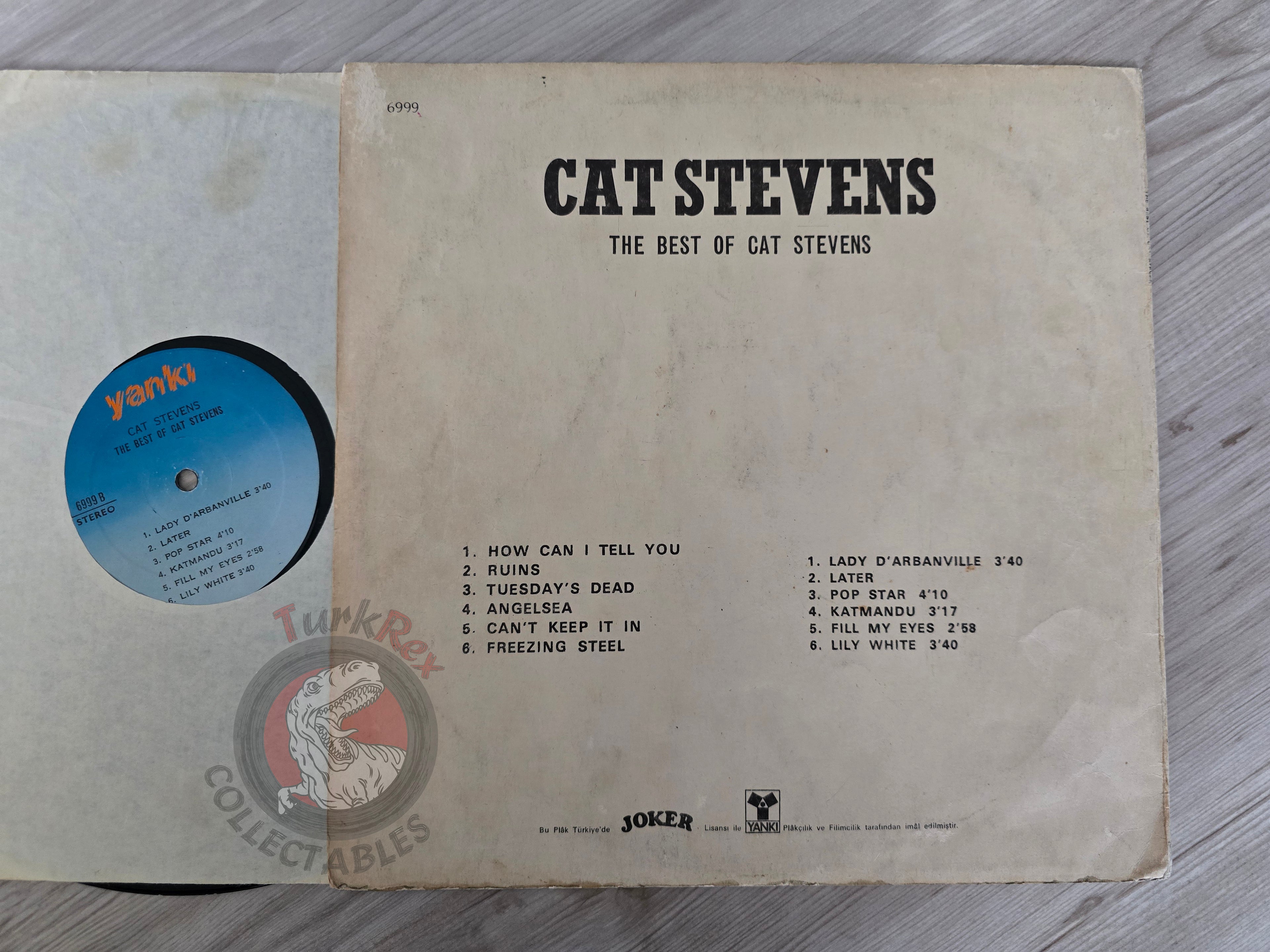 Cat Stevens – The Best Of Cat Stevens Turkish Pressing Vinyl Turkey Edition