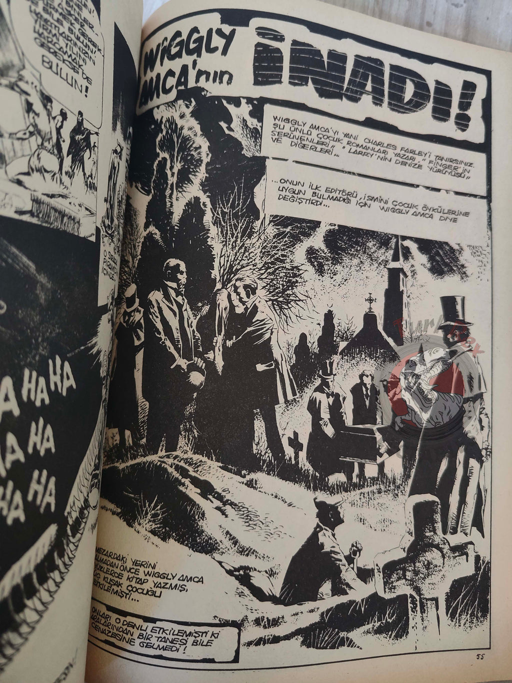 Korku March 1977 Turkish Comic Turkey Vampirella #57 Warren Creepy Eerie