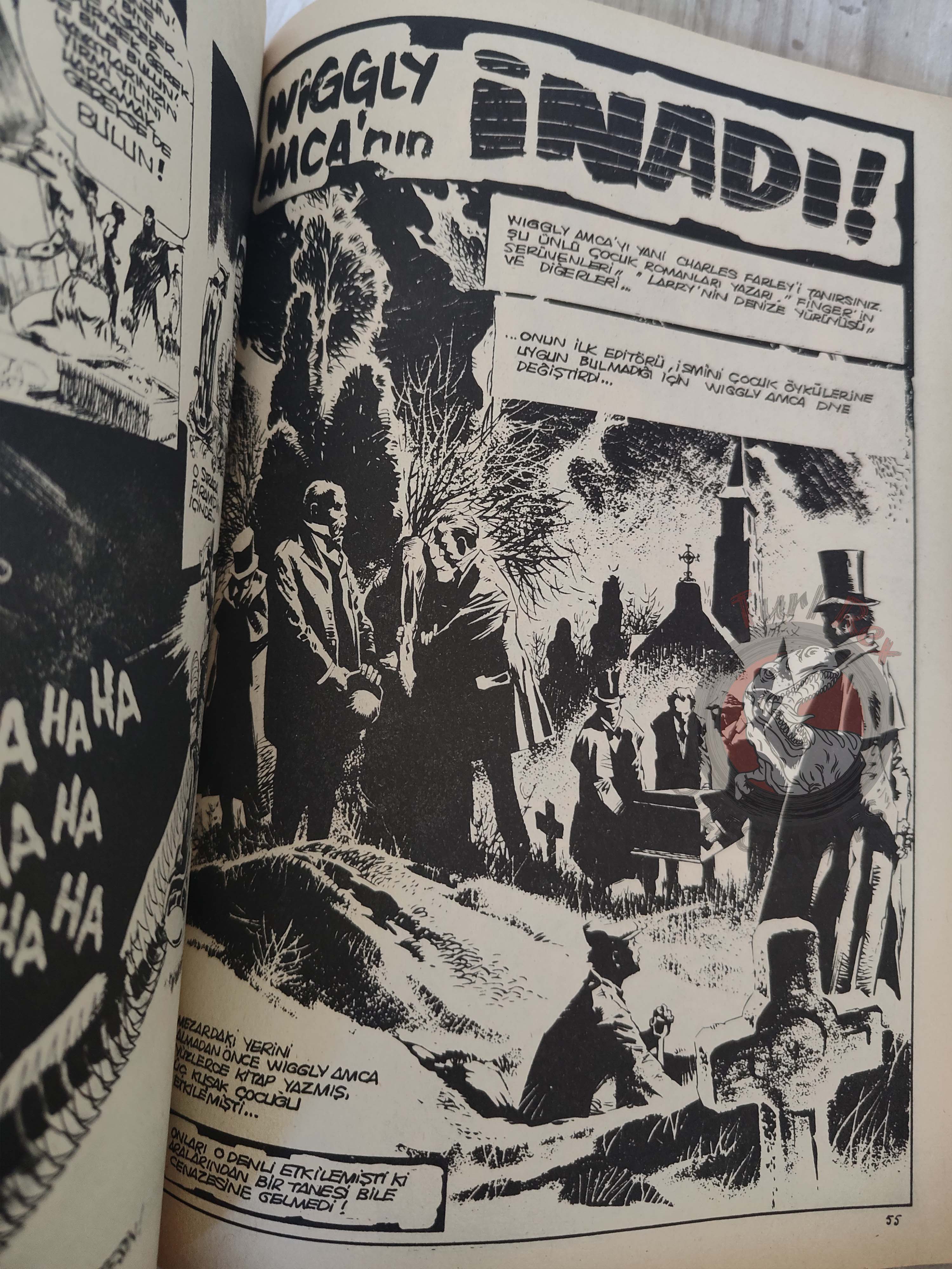 Korku March 1977 Turkish Comic Turkey Vampirella #57 Warren Creepy Eerie