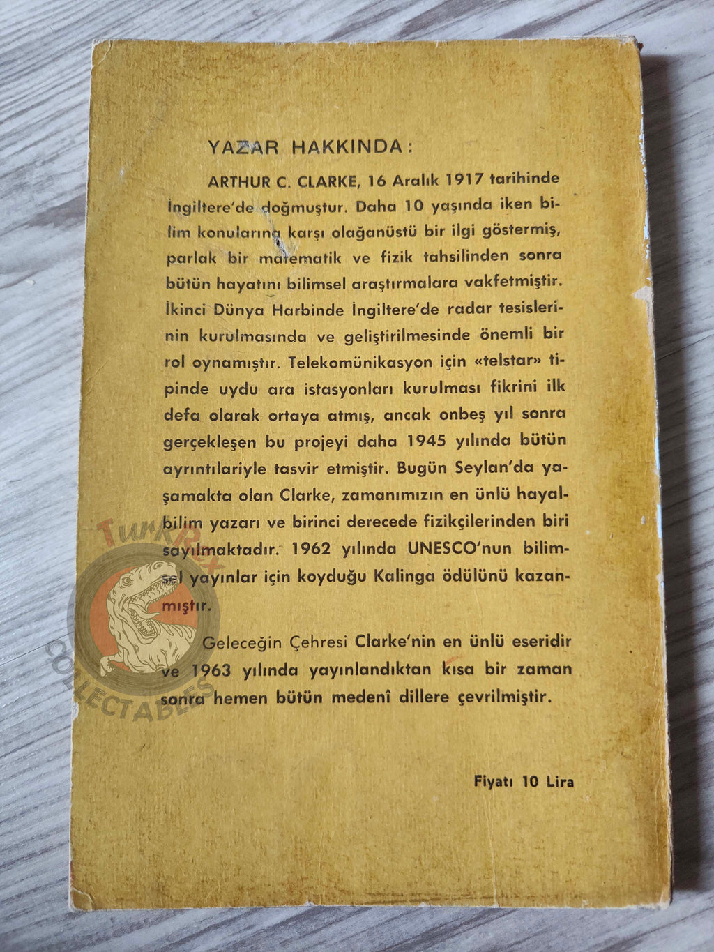 Arthur C. Clarke – Profiles of the Future 1970 1st Turkish Book Turkey
